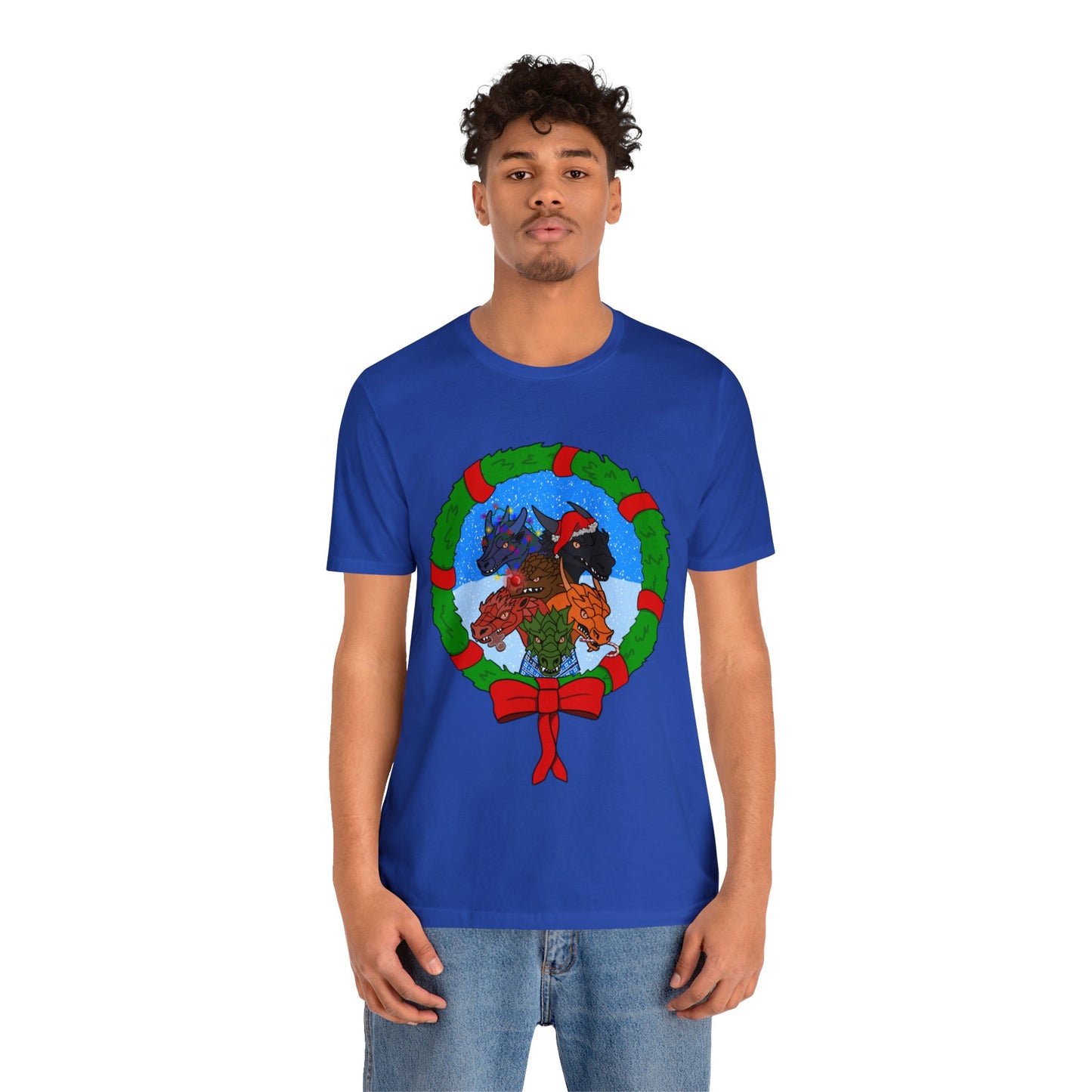 Dragon Christmas with Snowglobe Version - Unisex T-shirt
