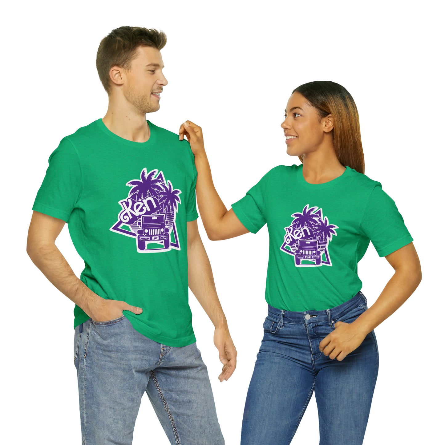 All Purple Ken, Beep Beep KEN Jeep, Unisex Jersey Short Sleeve Tee