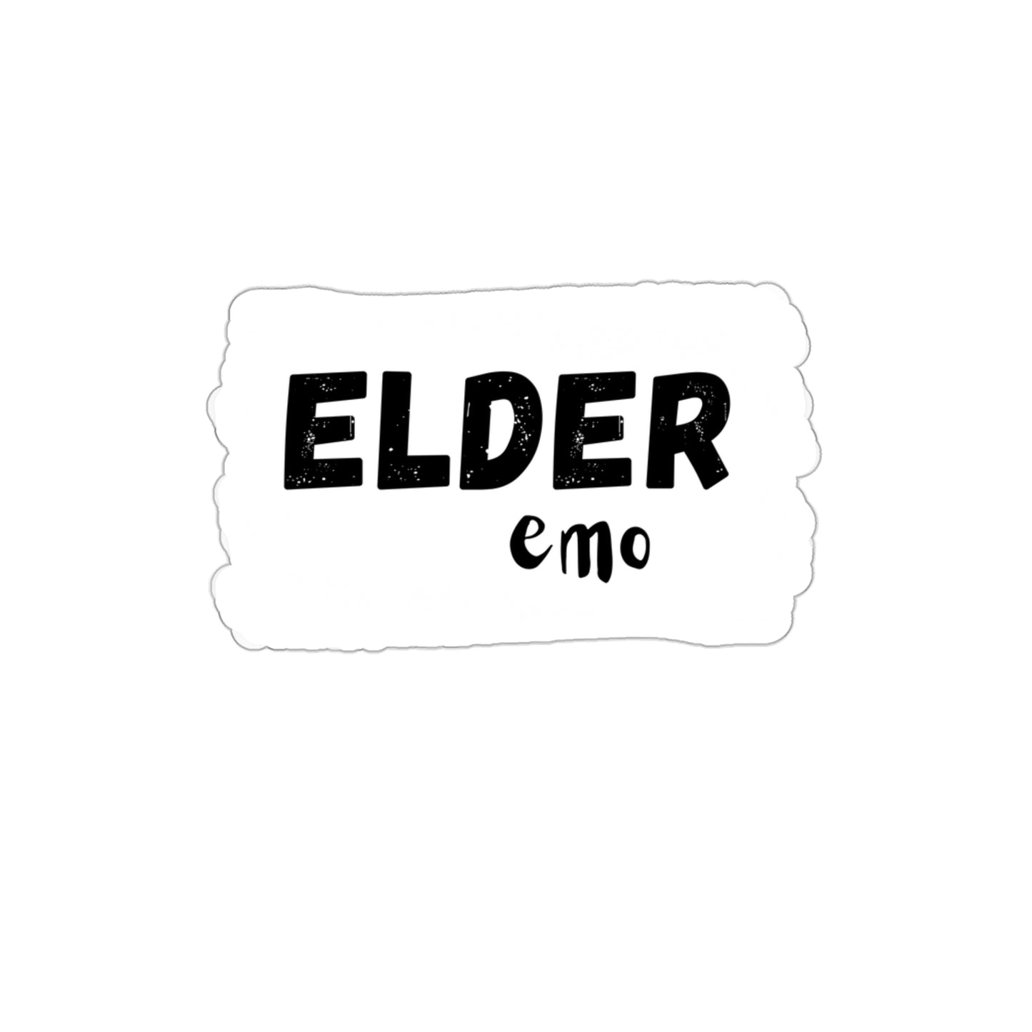 Elder Emo Sticker Version 2,  3" x 3'