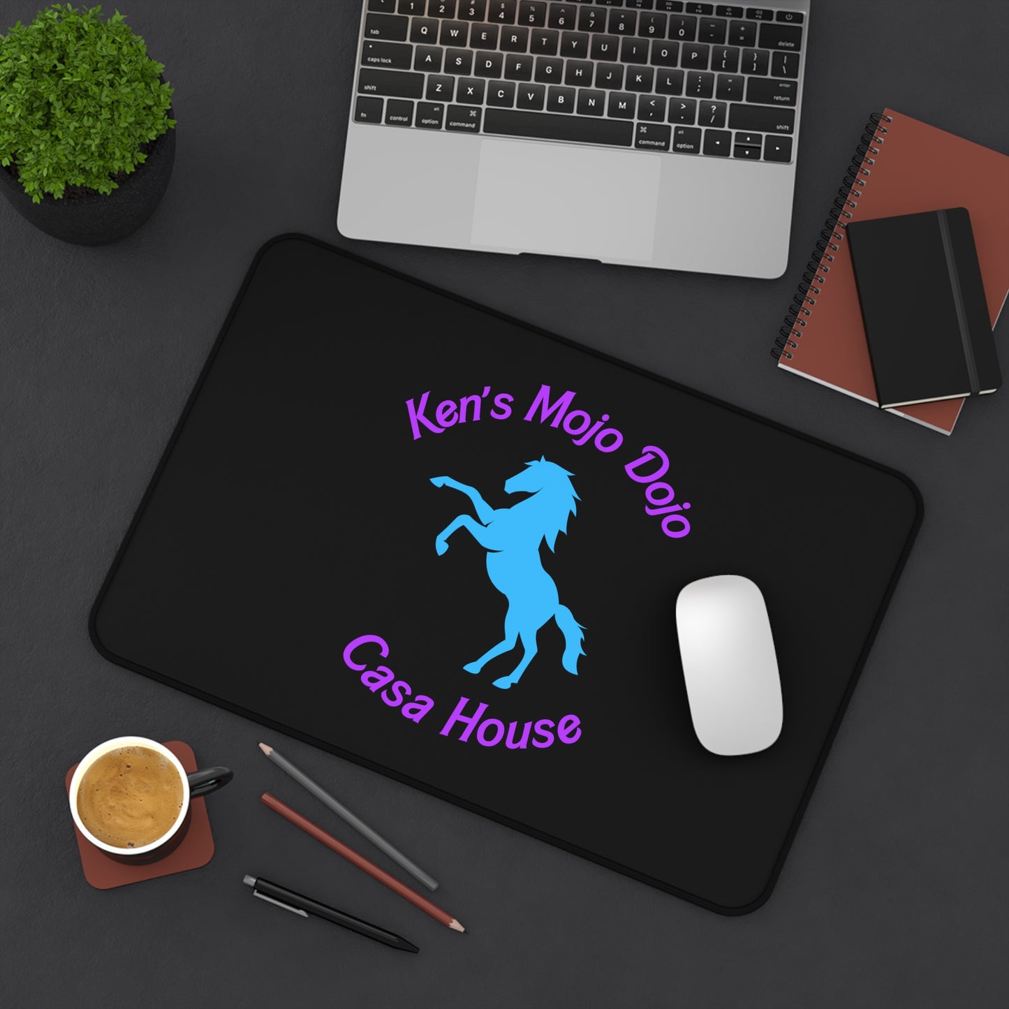 Ken's Mojo Dojo Casa House Desk Mat, 12 x 18 inches