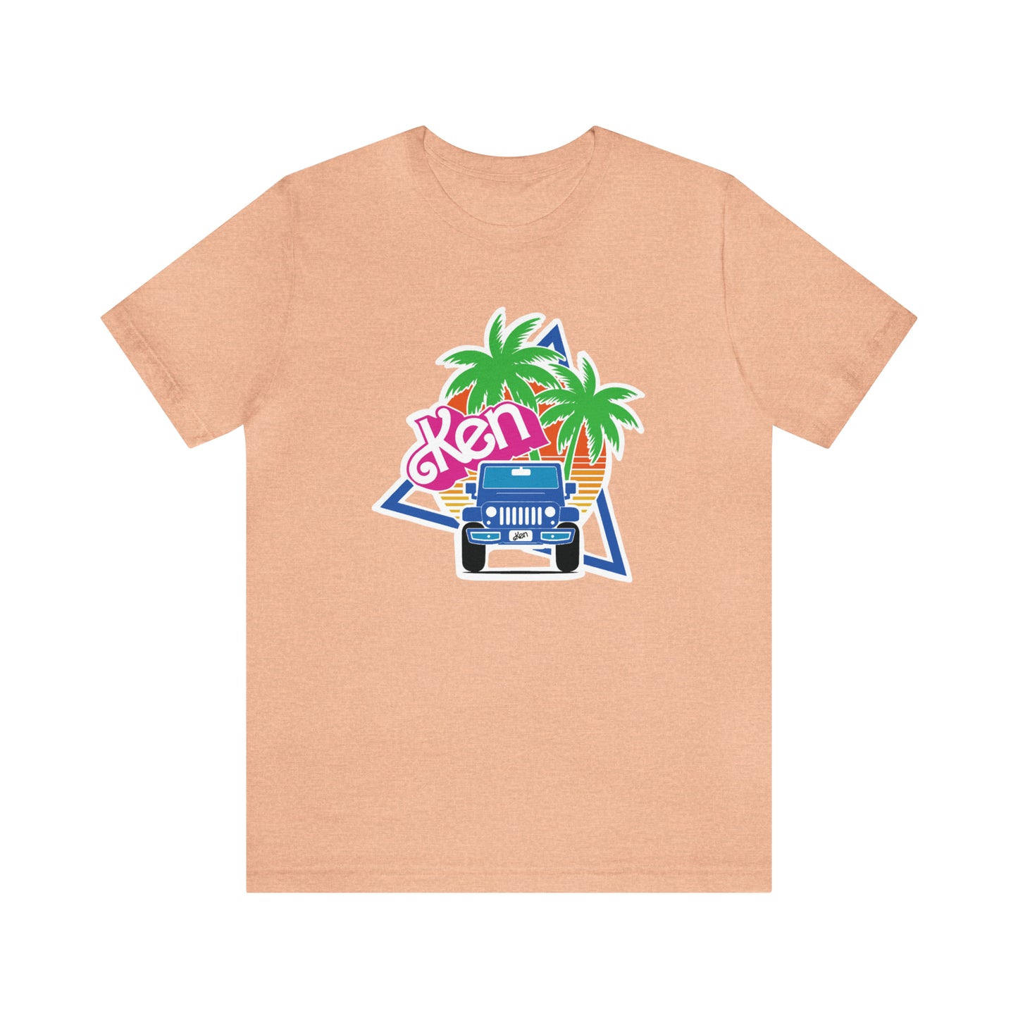 Blue Ken, Beep Beep KEN Jeep, Unisex Jersey Short Sleeve Tee