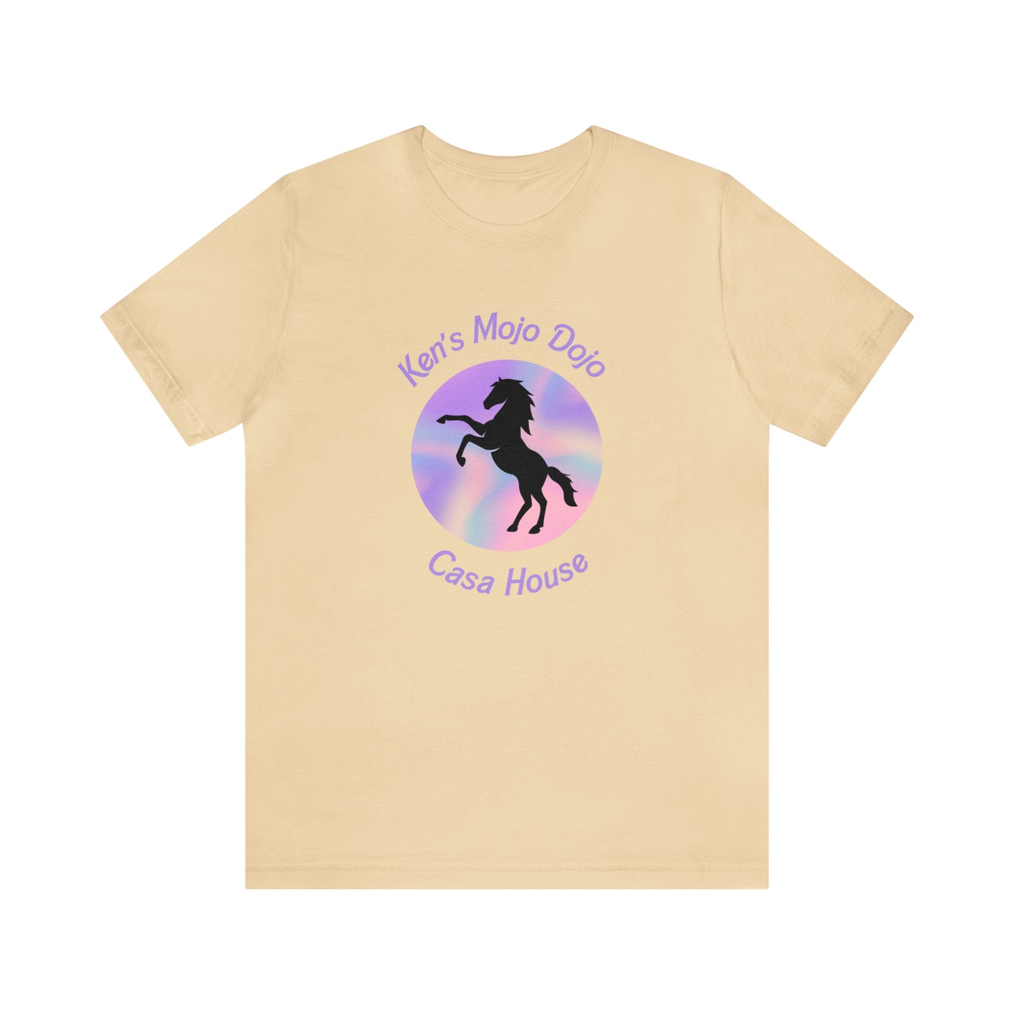 Candy Cane Horse, Mojo Dojo Casa House, Unisex Jersey Short Sleeve Tee