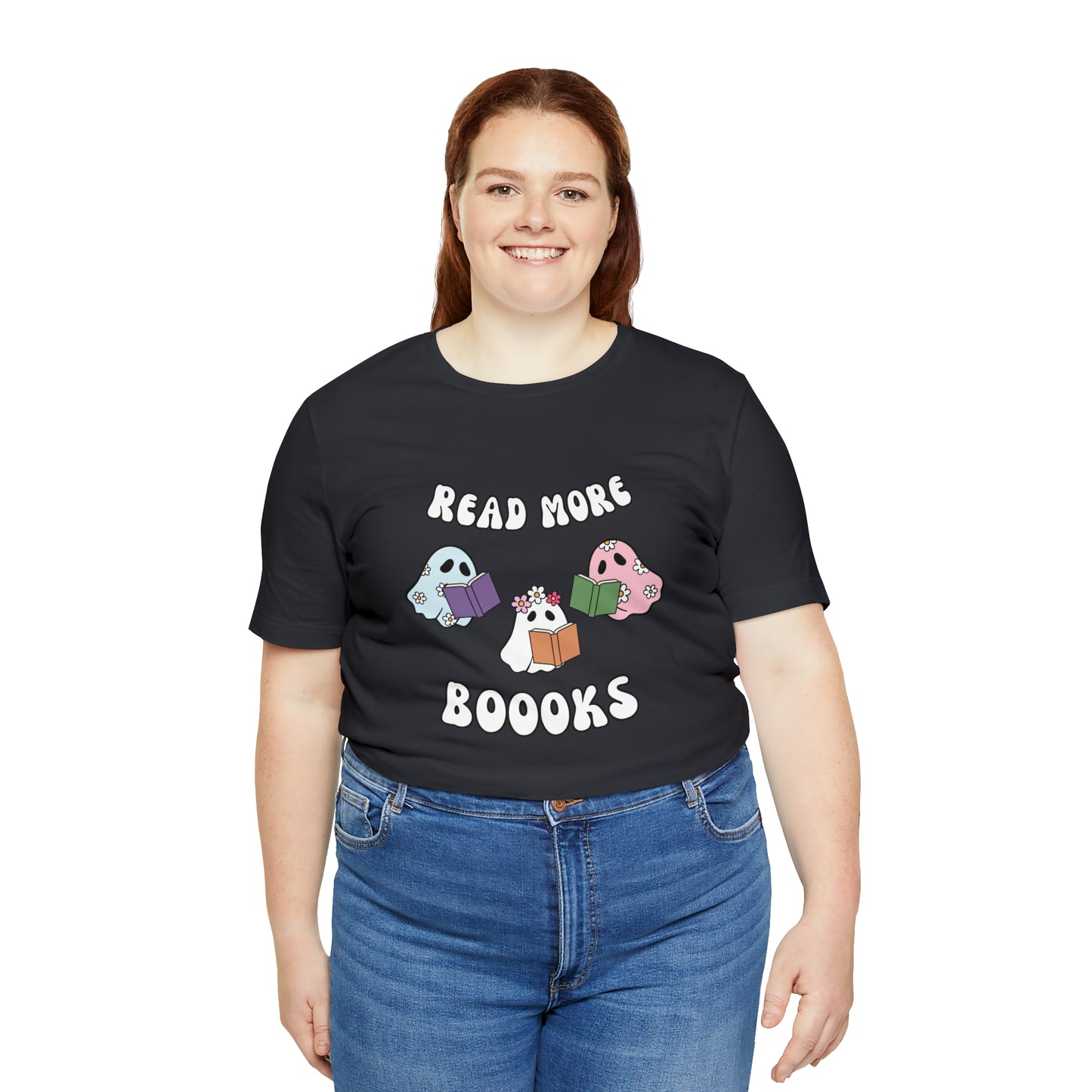 Read More Boooks Ghouls, Unisex Jersey Short Sleeve Tee