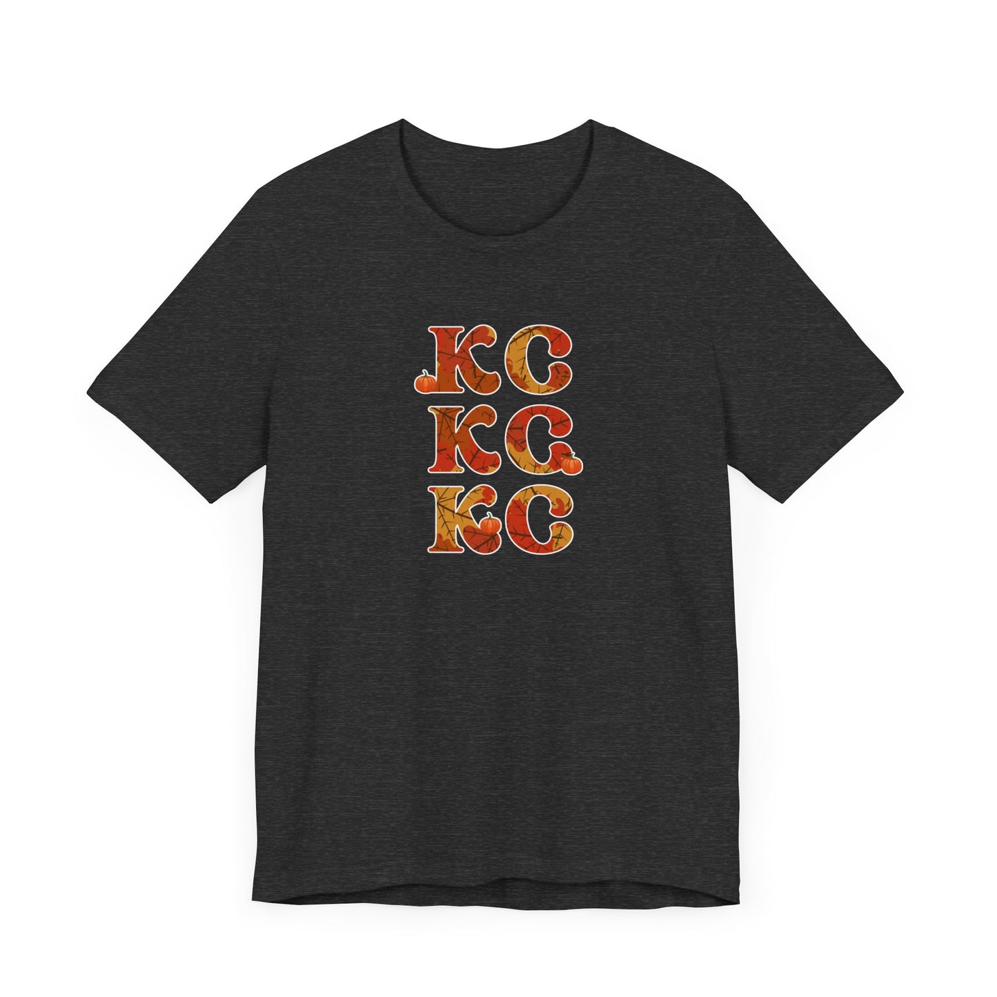Leaves - Kansas City Fall, Unisex Jersey Short Sleeve Tee