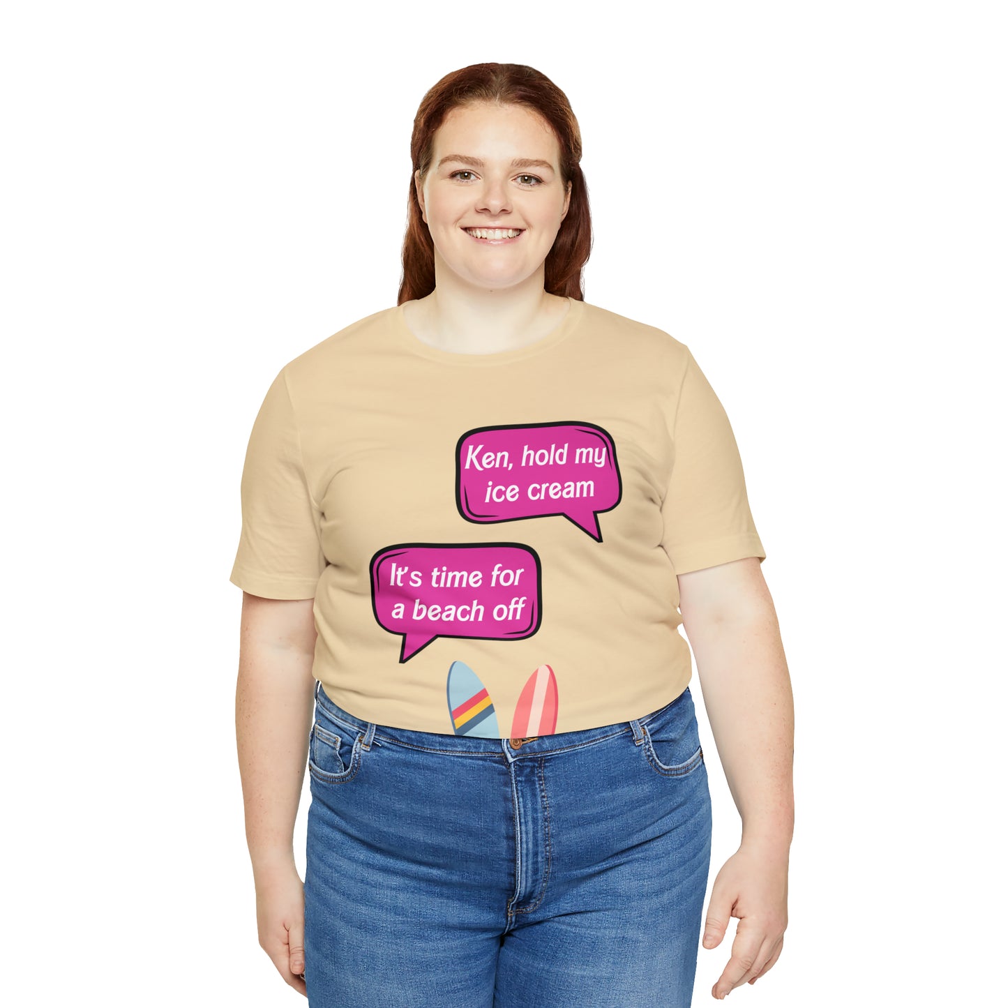 Beach off, Unisex Jersey Short Sleeve Tee