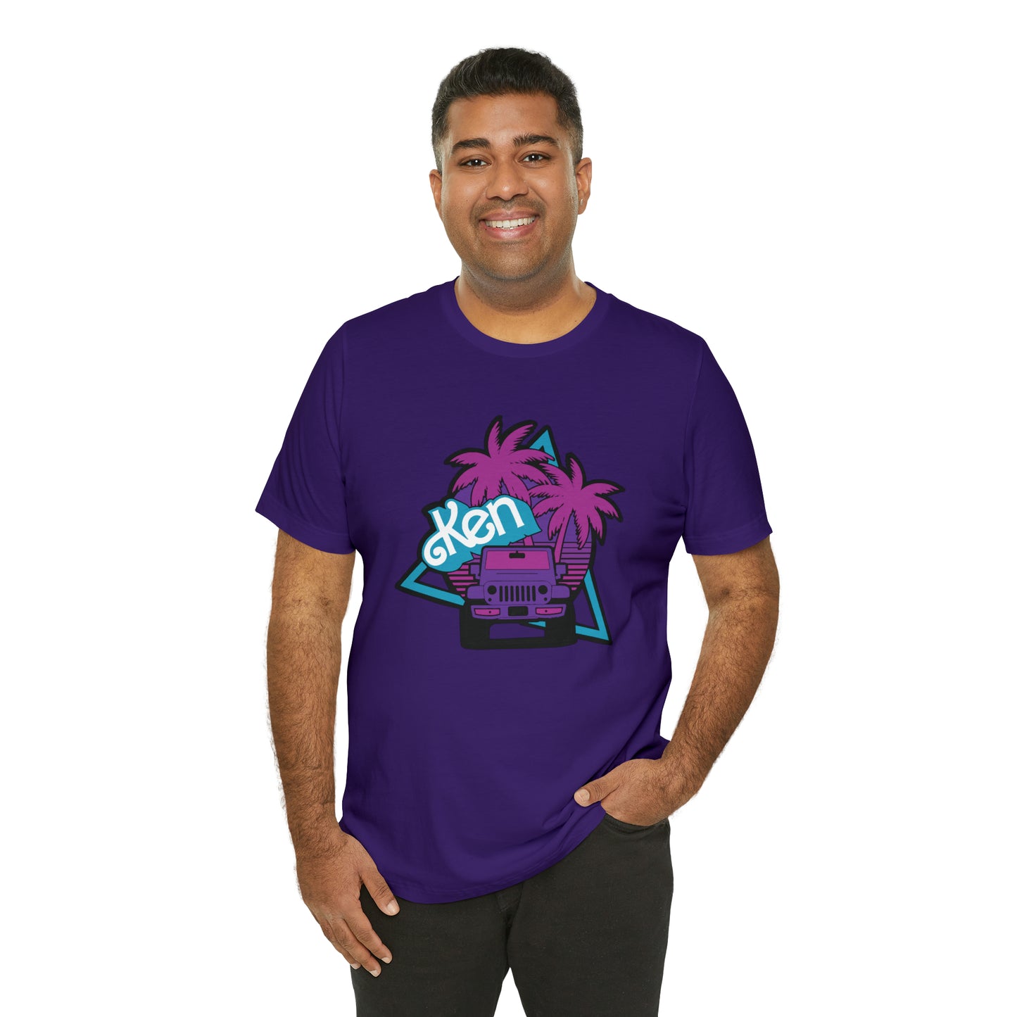 Neon Ken, Beep Beep KEN Jeep, Unisex Jersey Short Sleeve Tee
