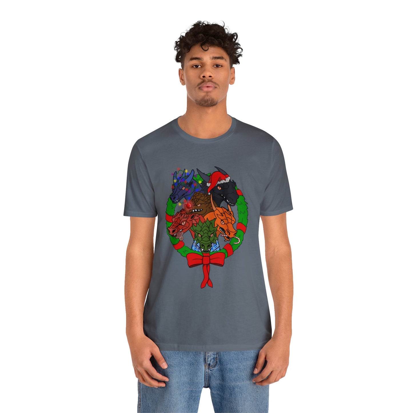 Dragon Christmas with no snow version - Unisex T-shirt