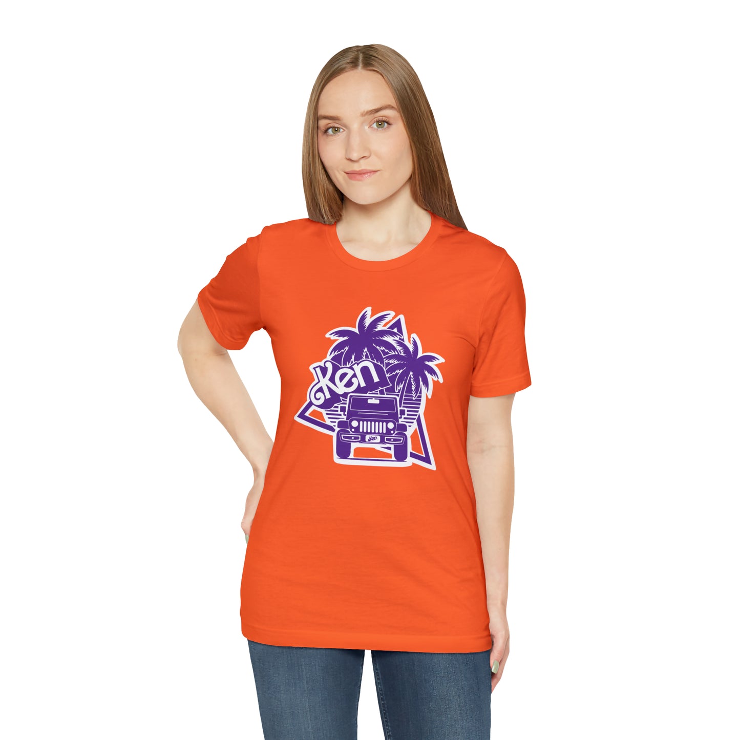 All Purple Ken, Beep Beep KEN Jeep, Unisex Jersey Short Sleeve Tee
