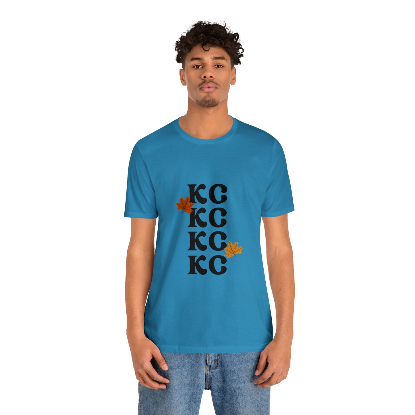 Black Text - Kansas City Fall, Unisex Jersey Short Sleeve Tee