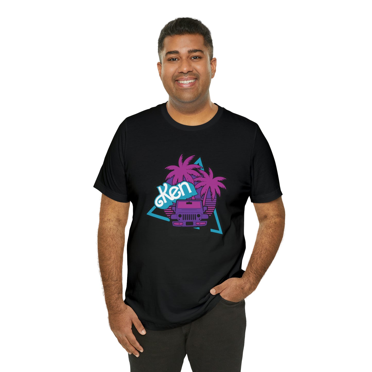 Neon Ken, Beep Beep KEN Jeep, Unisex Jersey Short Sleeve Tee