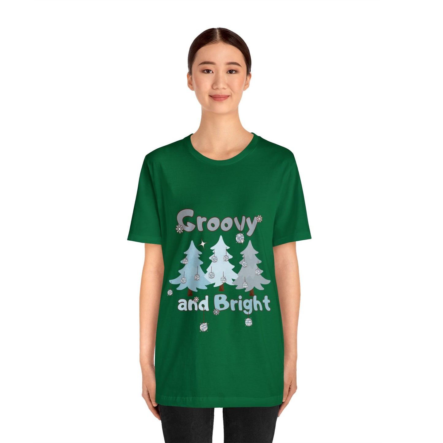 Merry and Bright Jingle Ball Christmas Tree - Unisex T-shirt