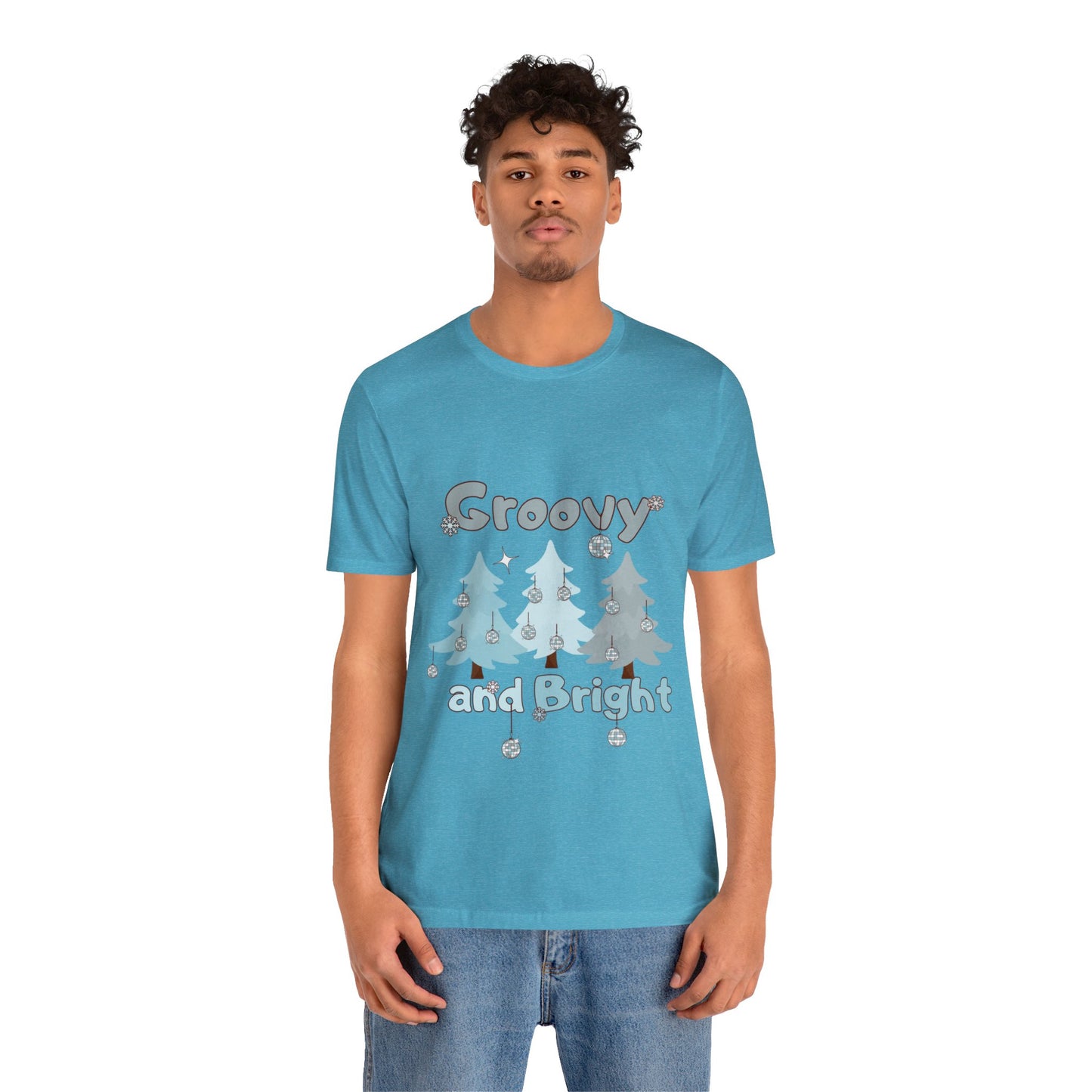 Merry and Bright Jingle Ball Christmas Tree - Unisex T-shirt