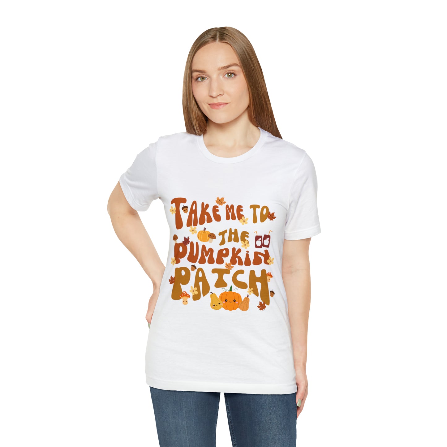 Take me to the Pumpkin Patch, Unisex Jersey Short Sleeve Tee
