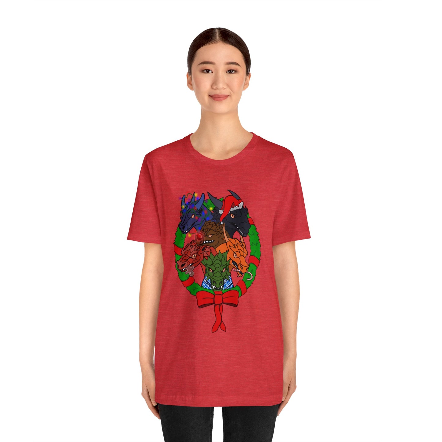 Dragon Christmas with no snow version - Unisex T-shirt