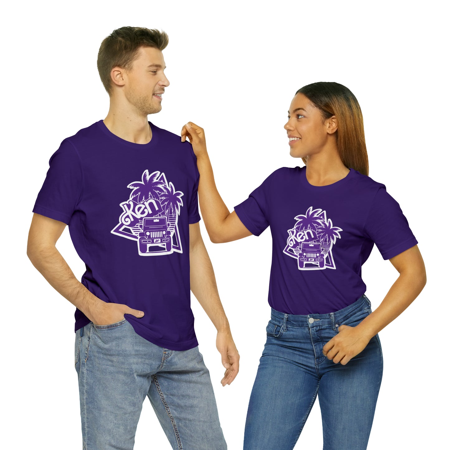 All Purple Ken, Beep Beep KEN Jeep, Unisex Jersey Short Sleeve Tee