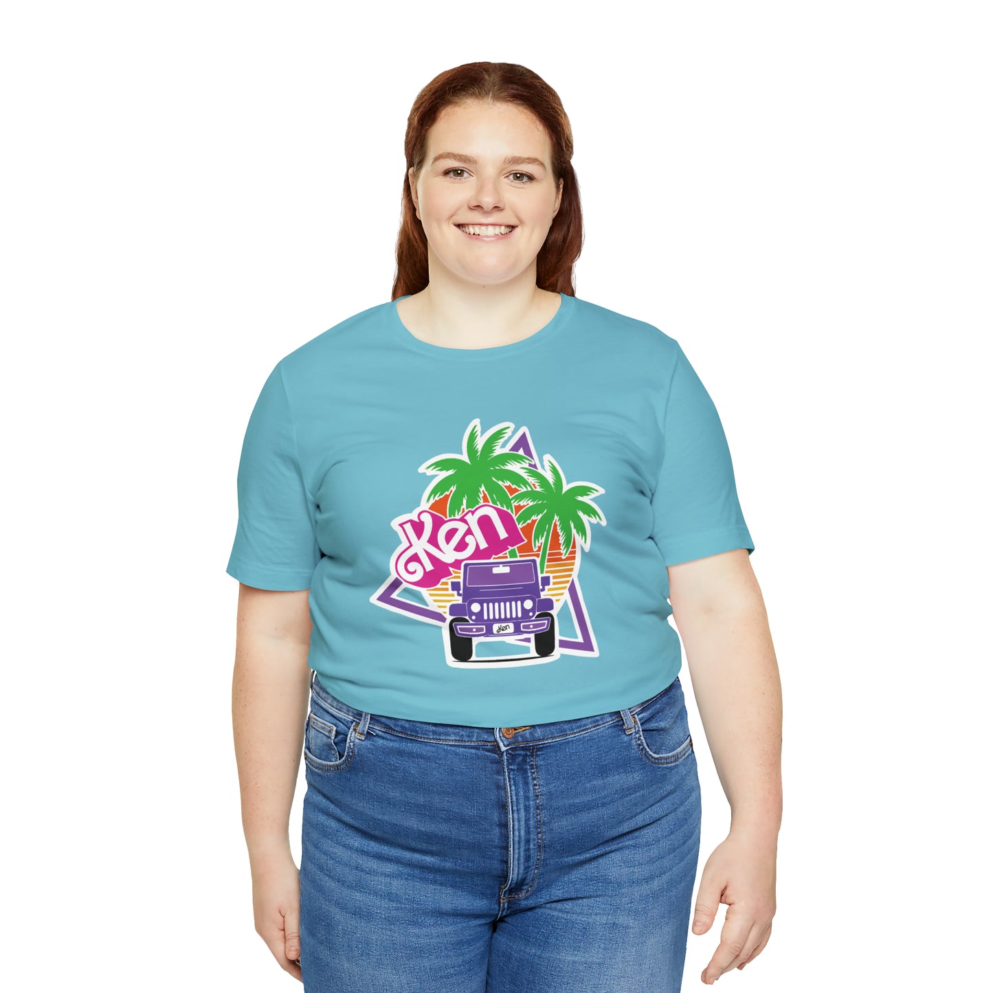 Purple Ken, Beep Beep KEN Jeep, Unisex Jersey Short Sleeve Tee