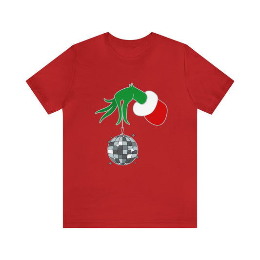 Grinchy Groovy and Bright Jingle Disco Ball - Unisex T-shirt