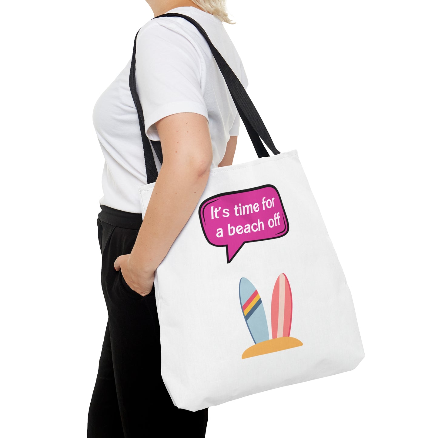Time for a Beach Off! Tote Bag