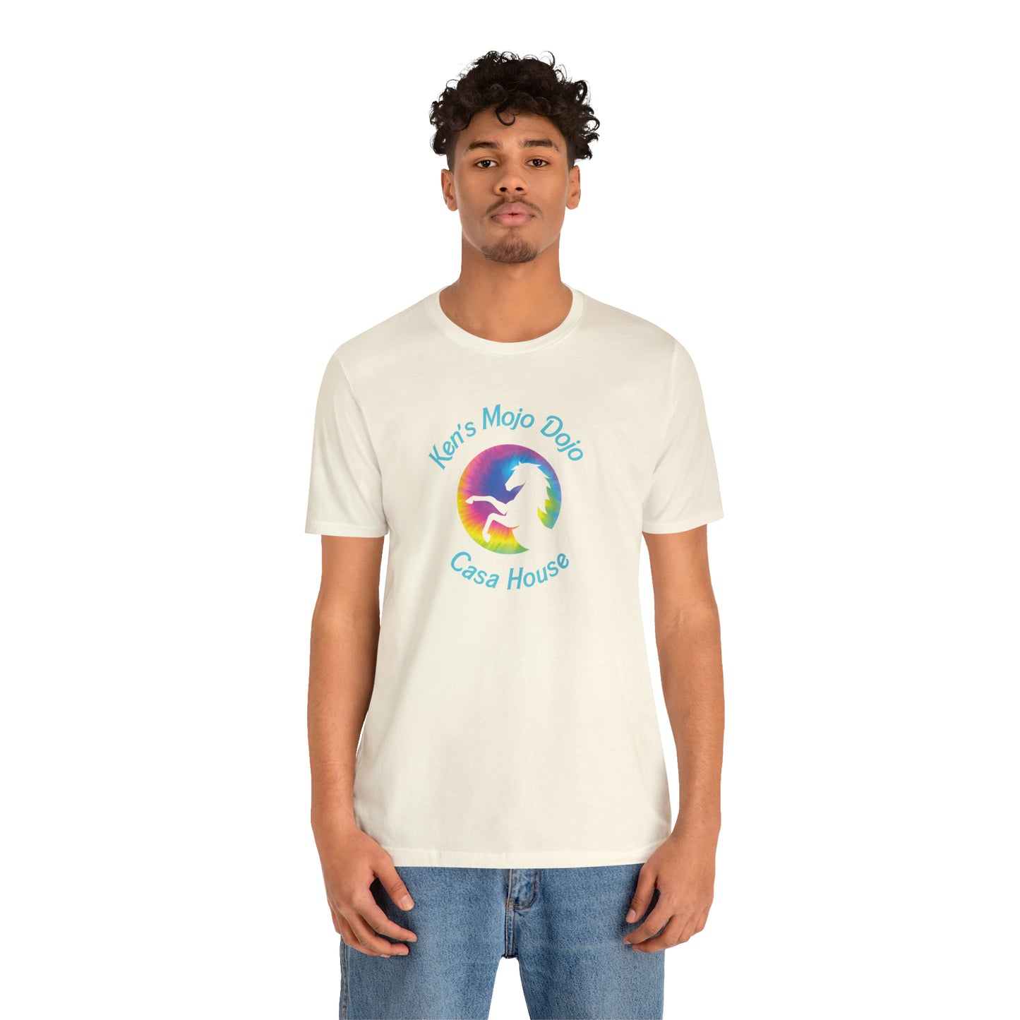 Tie Dye Moon Ken, Unisex Jersey Short Sleeve Tee