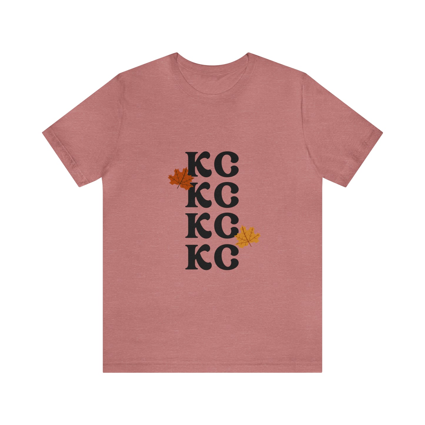 Black Text - Kansas City Fall, Unisex Jersey Short Sleeve Tee