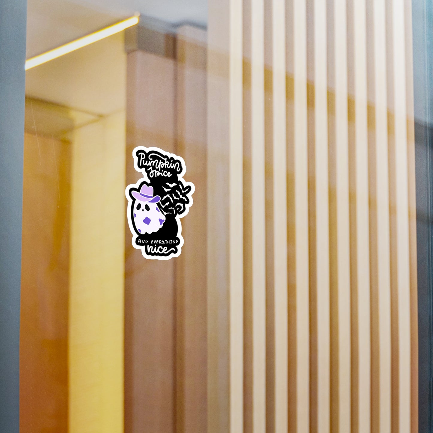 Purple ghost - Pumpkin Spice