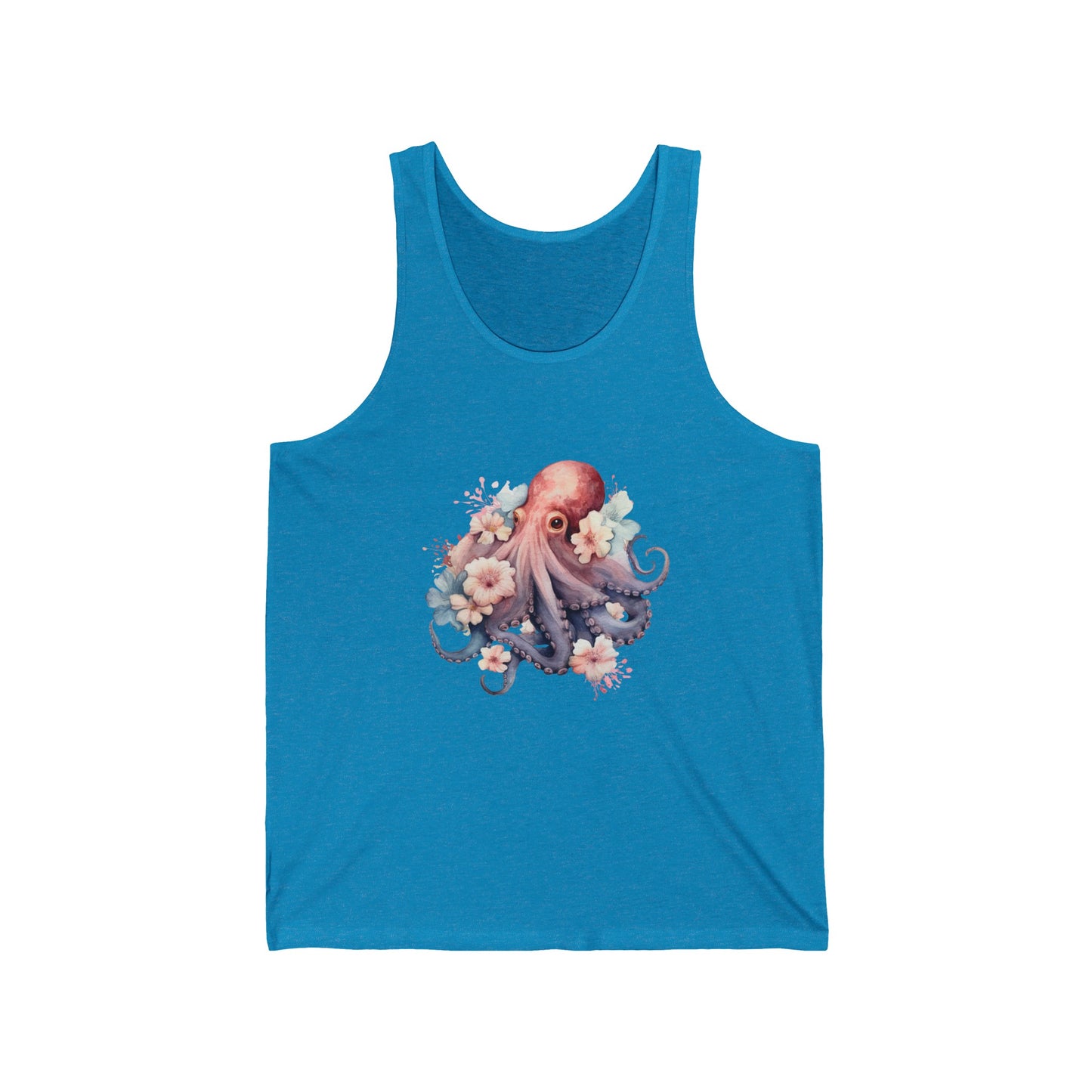 Unisex Octopus Jersey Tank