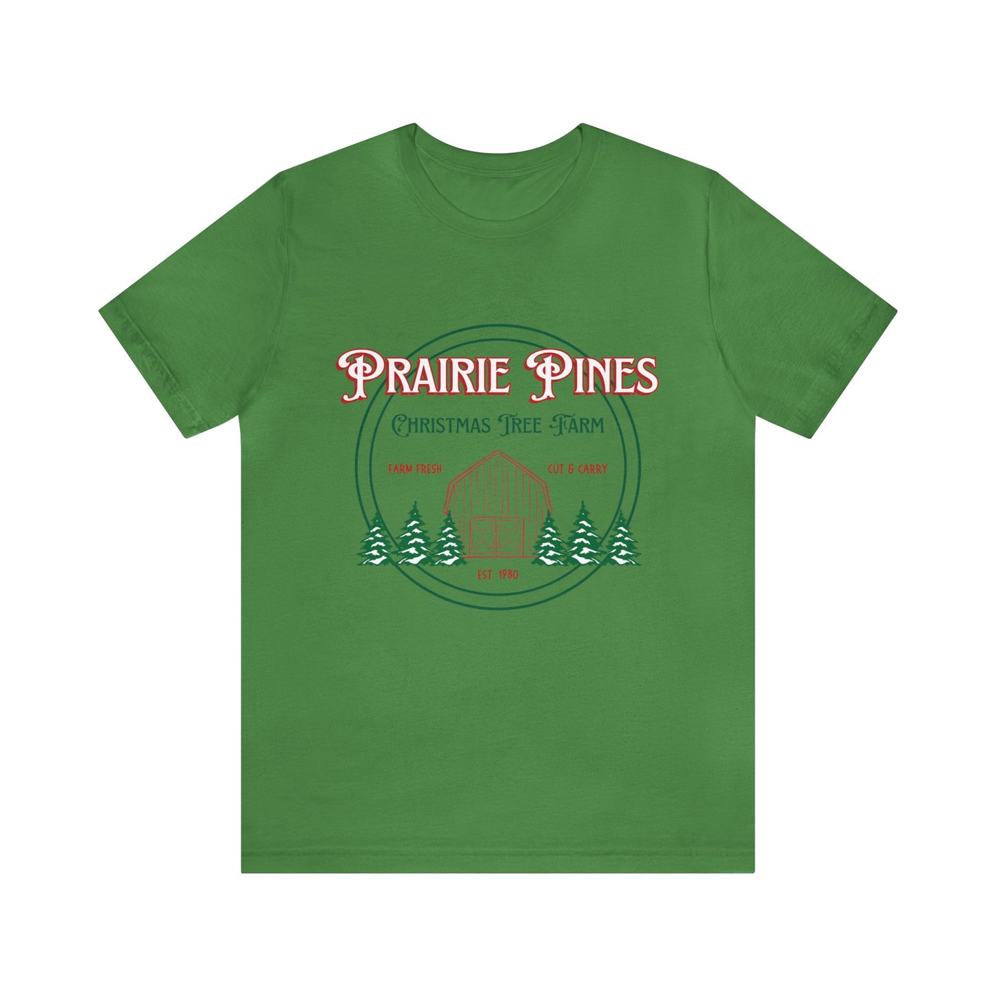 Vintage Prairie Pines Christmas Tree Farm - Unisex T-shirt