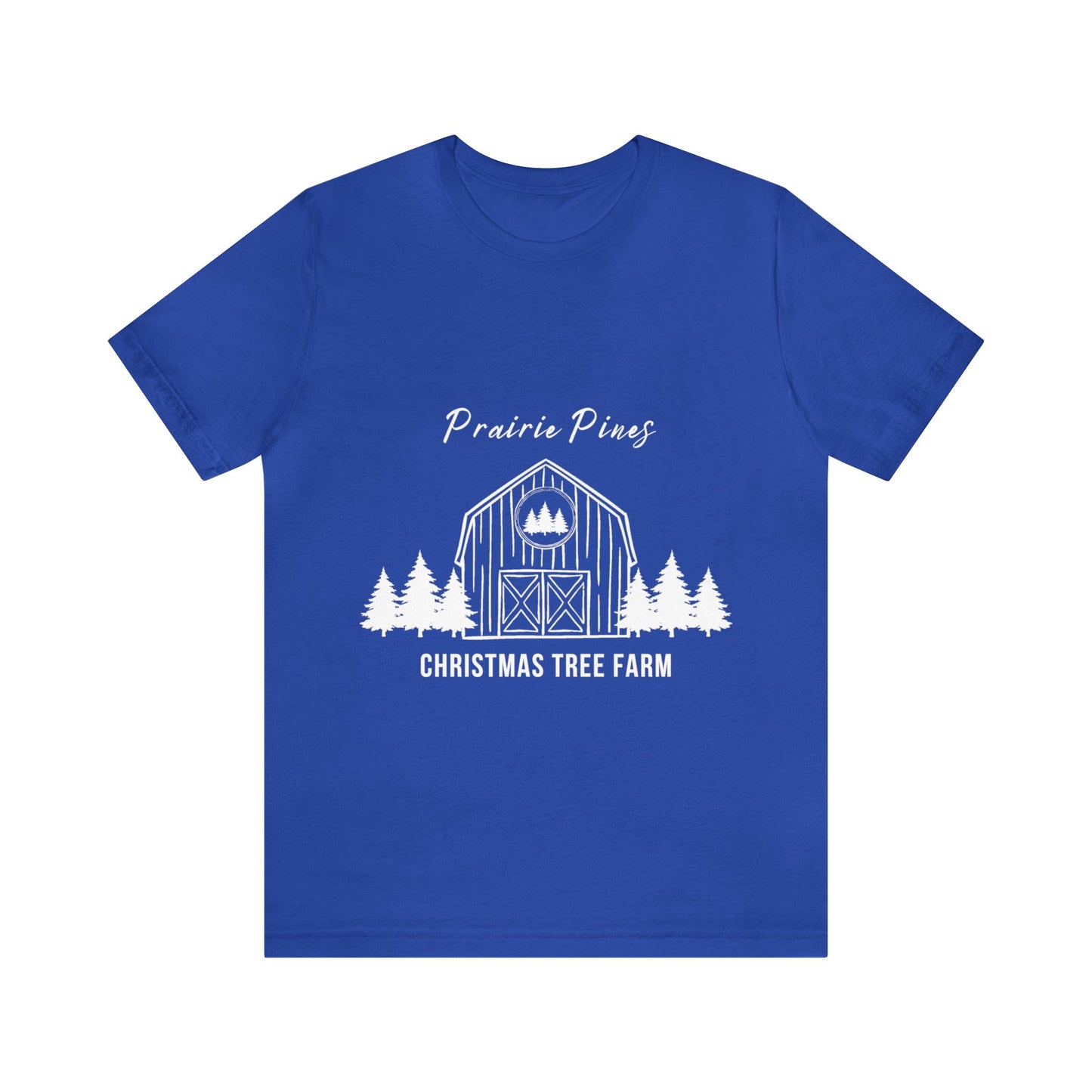 Prairie Pines White Text - Unisex T-shirt