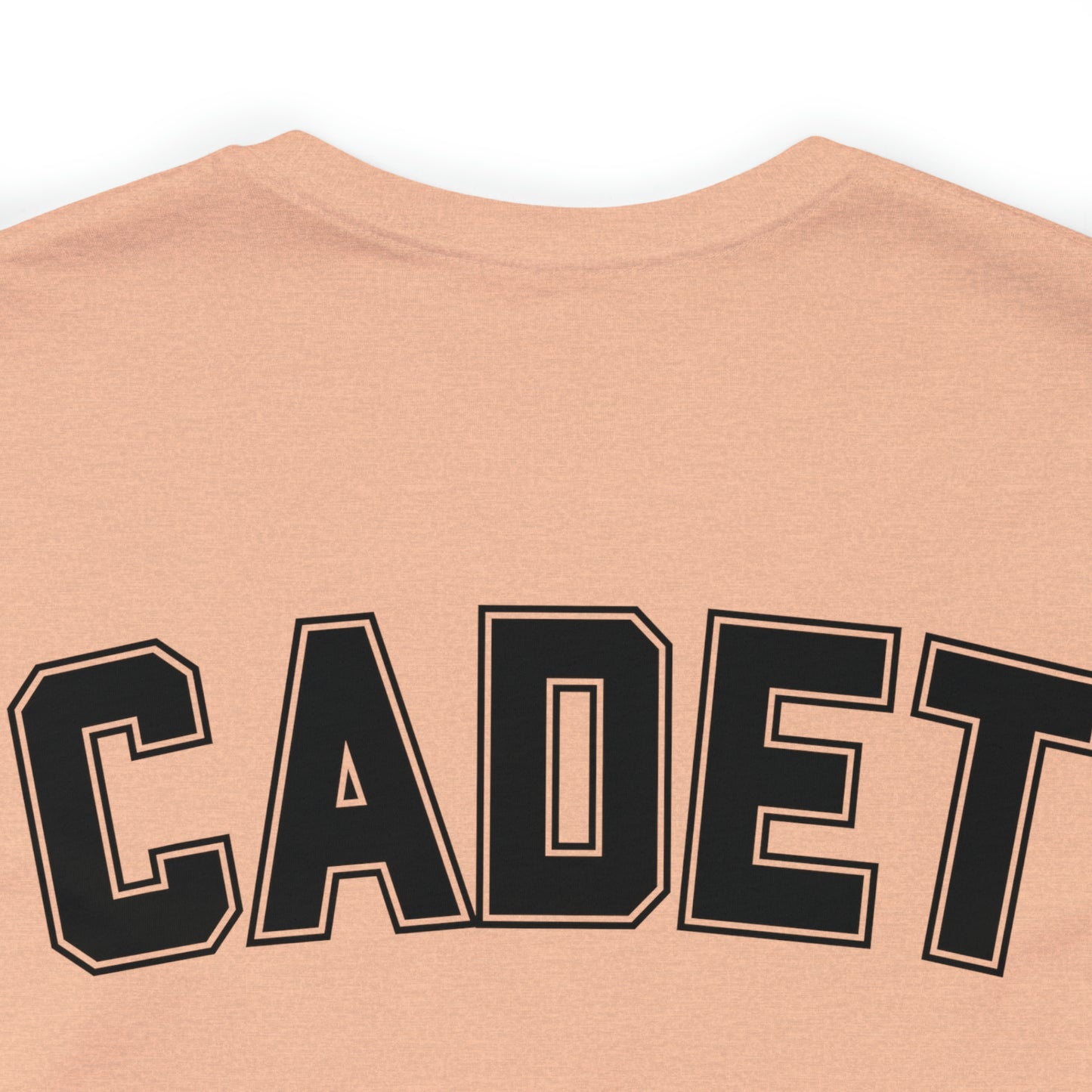 Cadet Back - Black Textured Tairn Collegiate