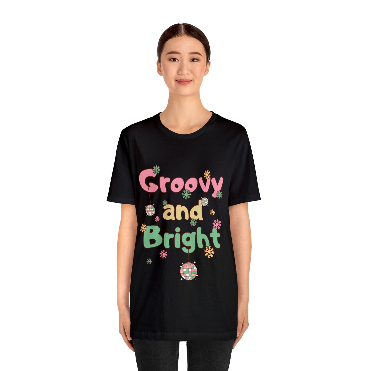 Pinkish Groovy and Bright Jingle Disco Ball - Unisex T-shirt