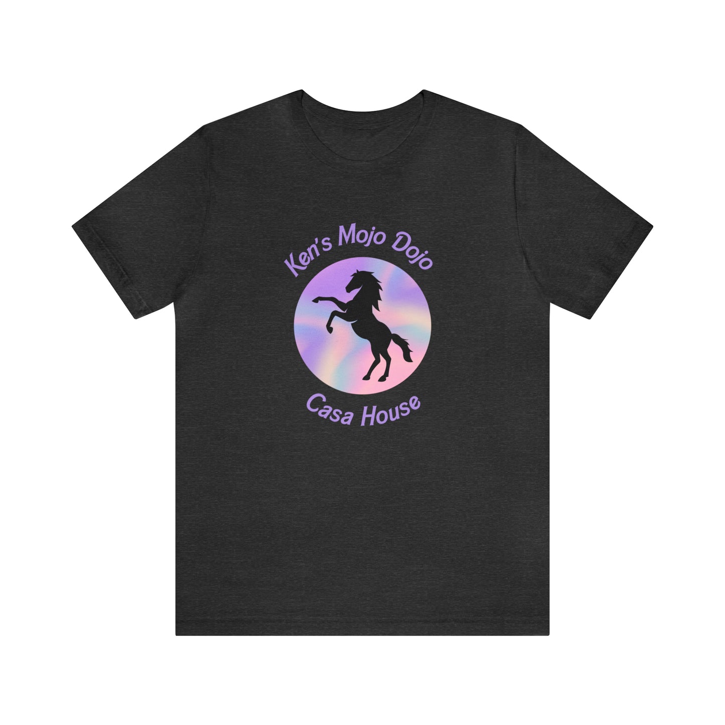 Candy Cane Horse, Mojo Dojo Casa House, Unisex Jersey Short Sleeve Tee
