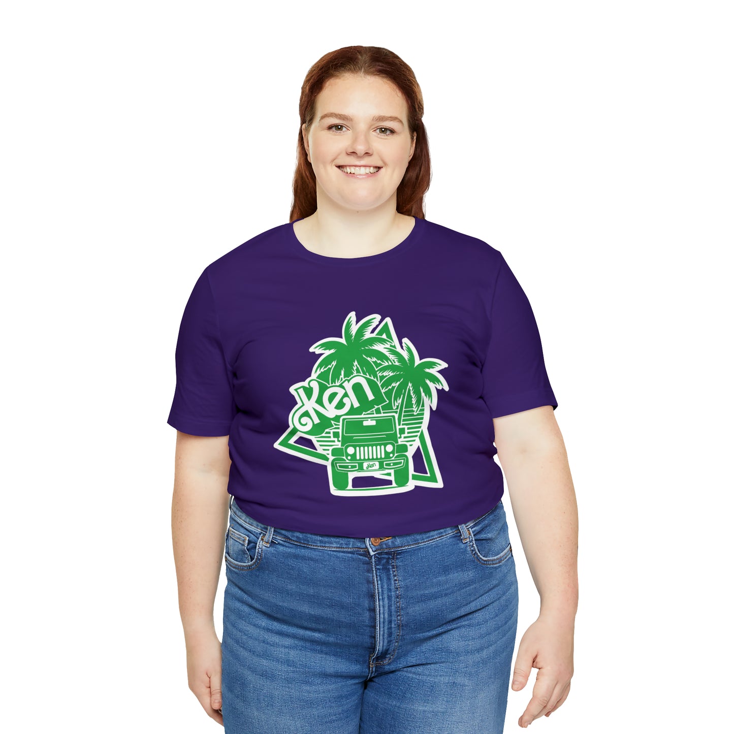 All green Ken, Beep Beep KEN Jeep, Unisex Jersey Short Sleeve Tee