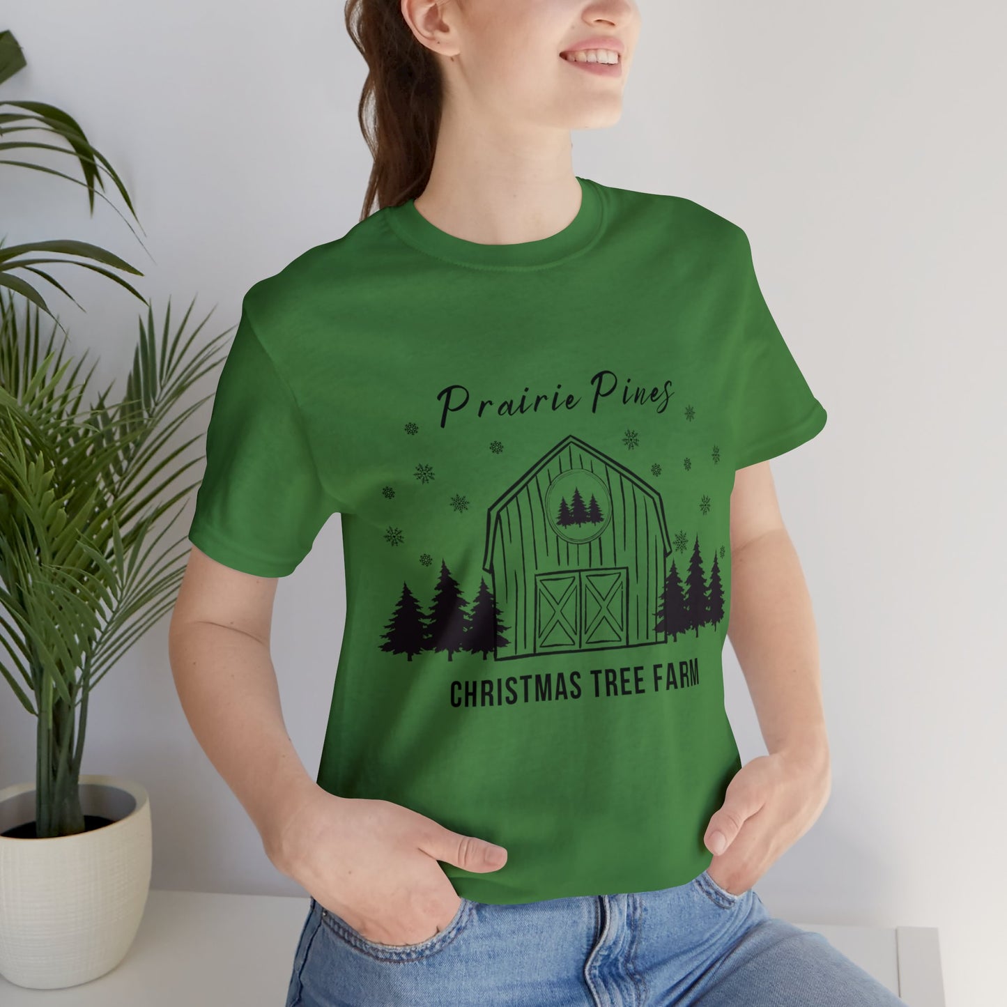 Prairie Pines Black Text - Unisex T-shirt