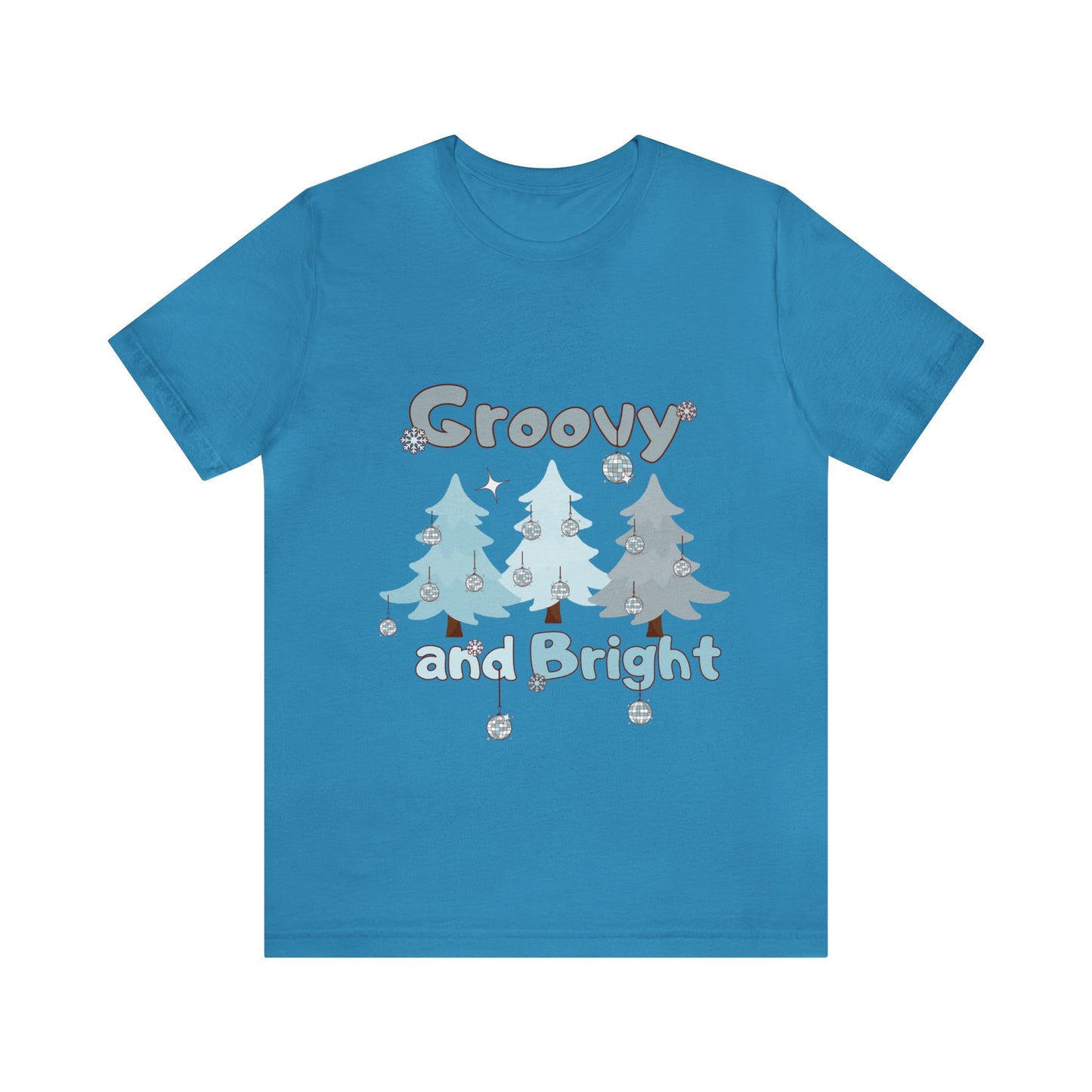 Merry and Bright Jingle Ball Christmas Tree - Unisex T-shirt