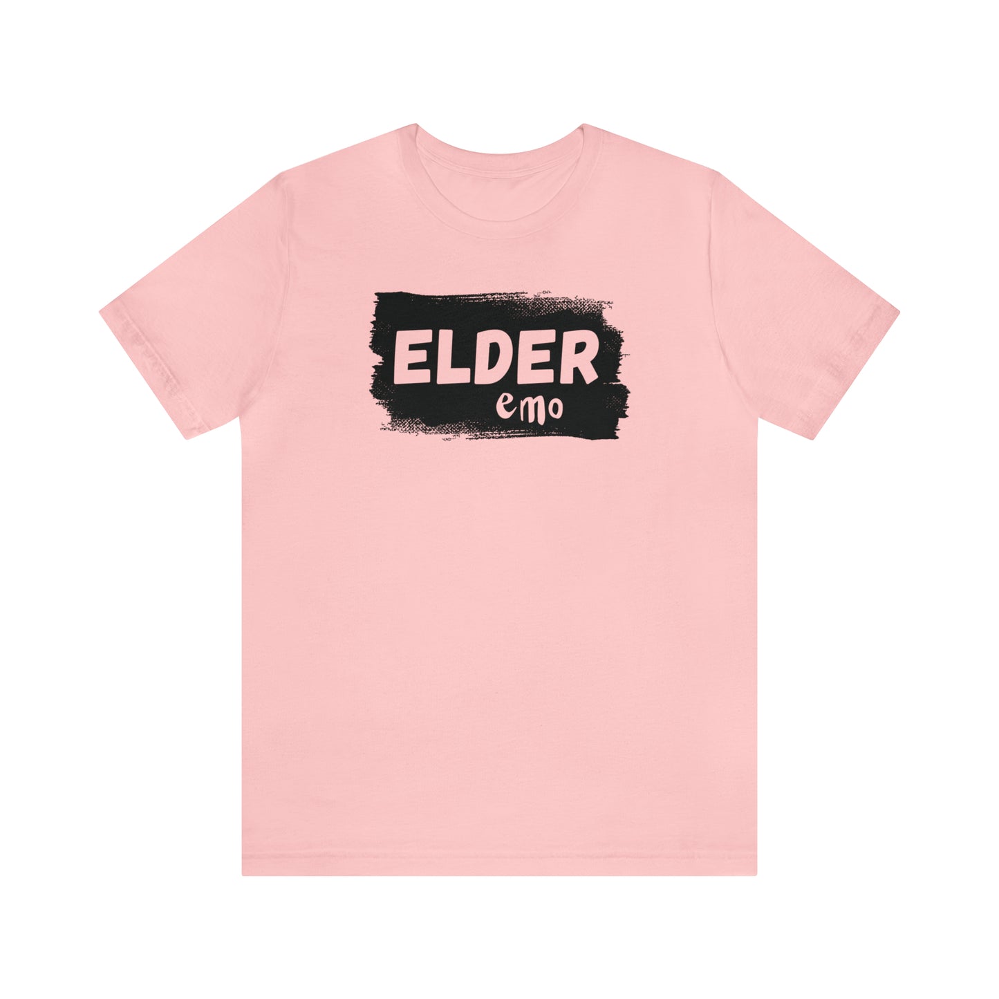 BLACK LETTER Elder Emo, Unisex Jersey Short Sleeve Tee