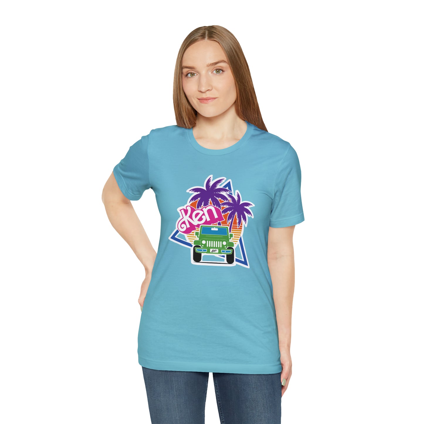 Green Ken, Beep Beep KEN Jeep, Unisex Jersey Short Sleeve Tee