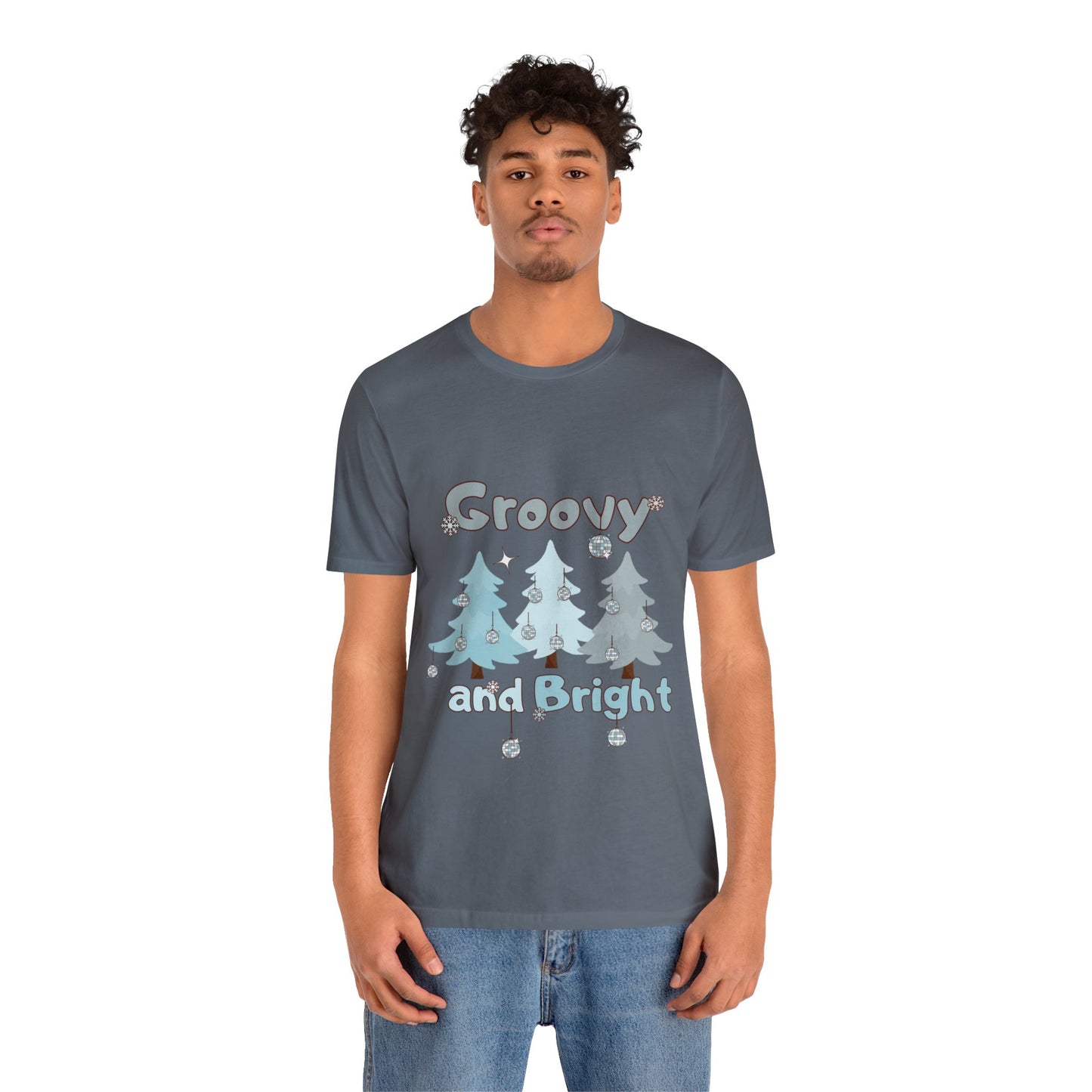 Merry and Bright Jingle Ball Christmas Tree - Unisex T-shirt