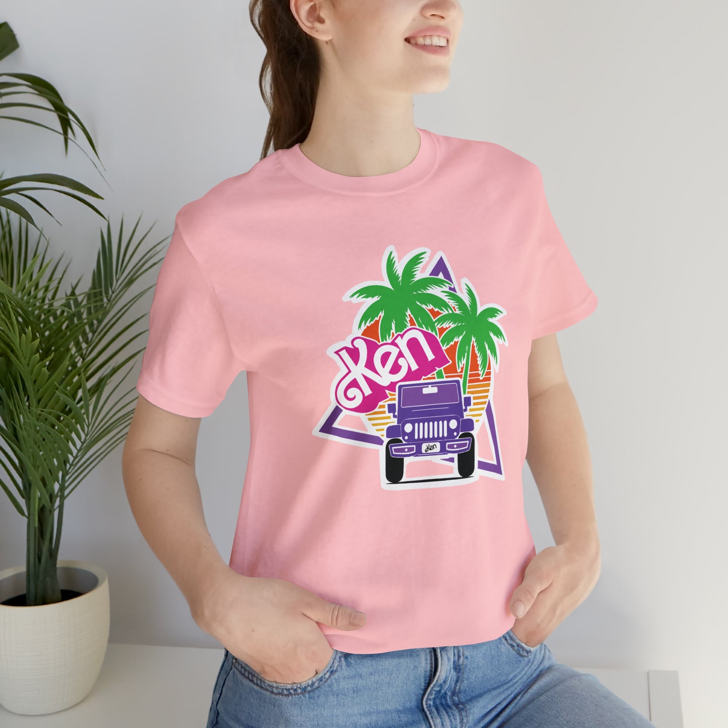 Purple Ken, Beep Beep KEN Jeep, Unisex Jersey Short Sleeve Tee