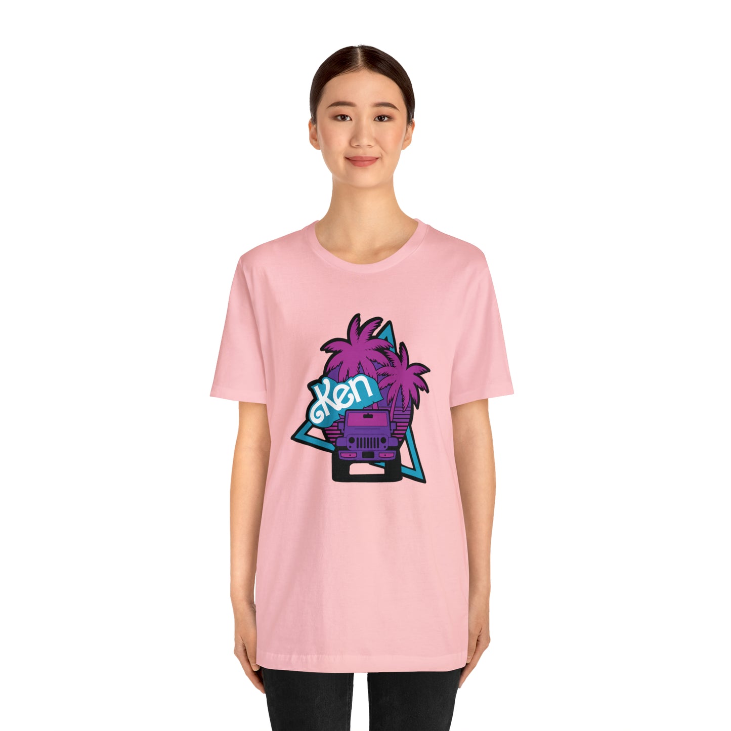 Neon Ken, Beep Beep KEN Jeep, Unisex Jersey Short Sleeve Tee