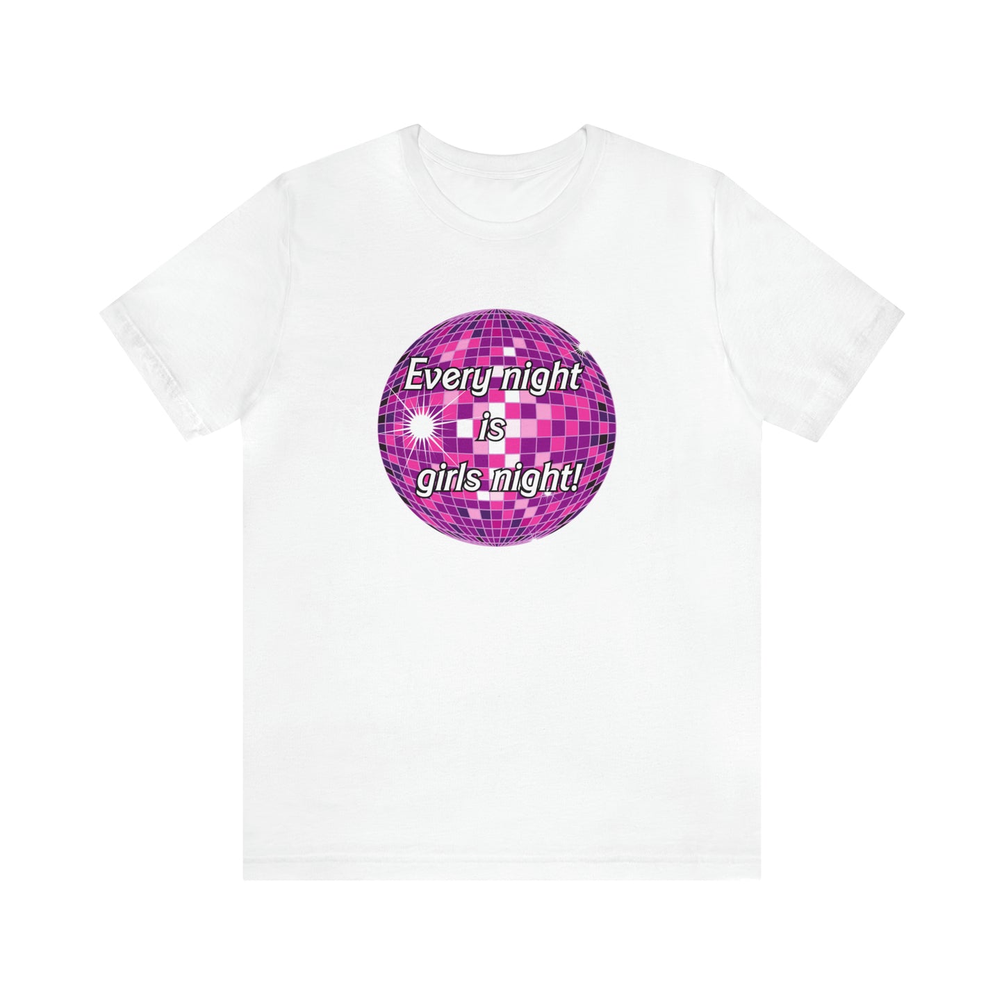 Disco Girls Night barbie, Unisex Jersey Short Sleeve Tee