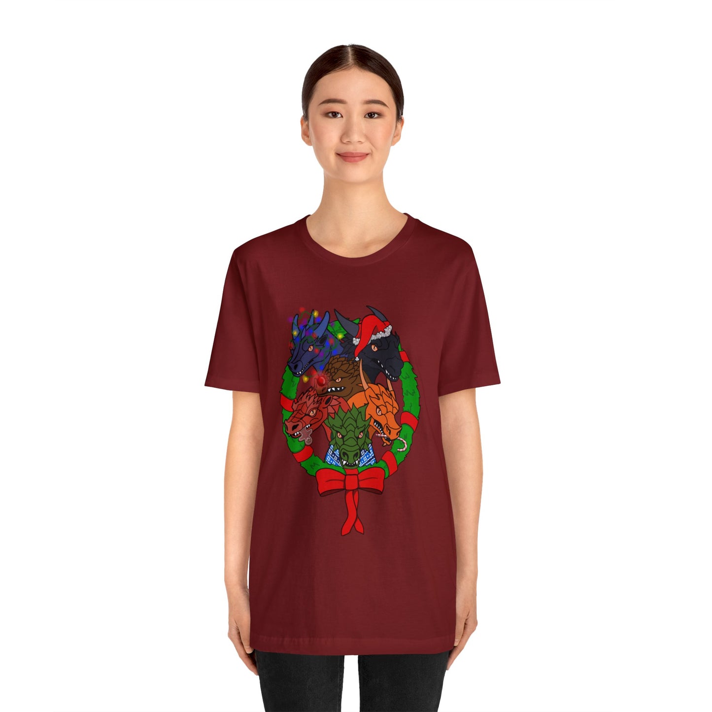Dragon Christmas with no snow version - Unisex T-shirt