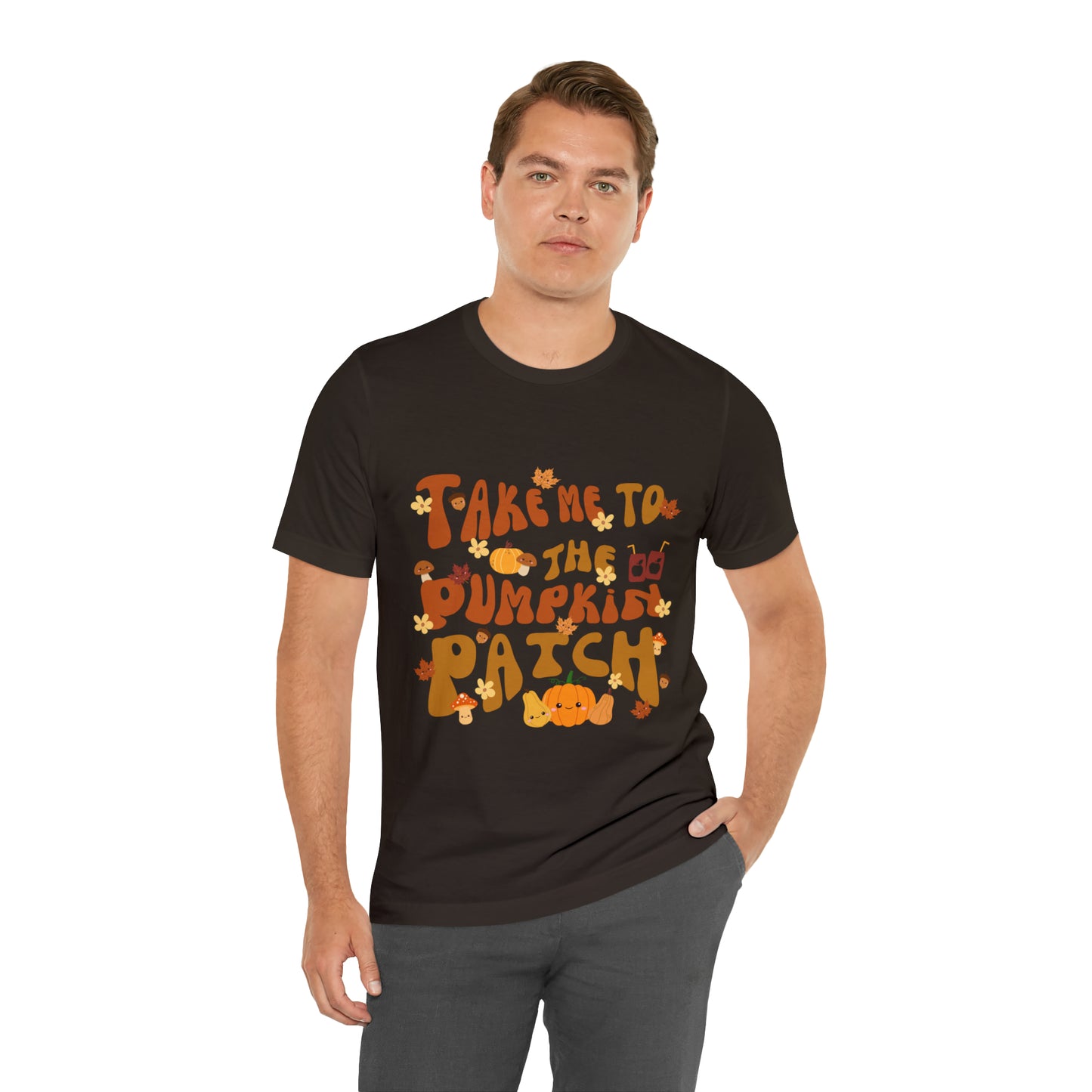 Take me to the Pumpkin Patch, Unisex Jersey Short Sleeve Tee