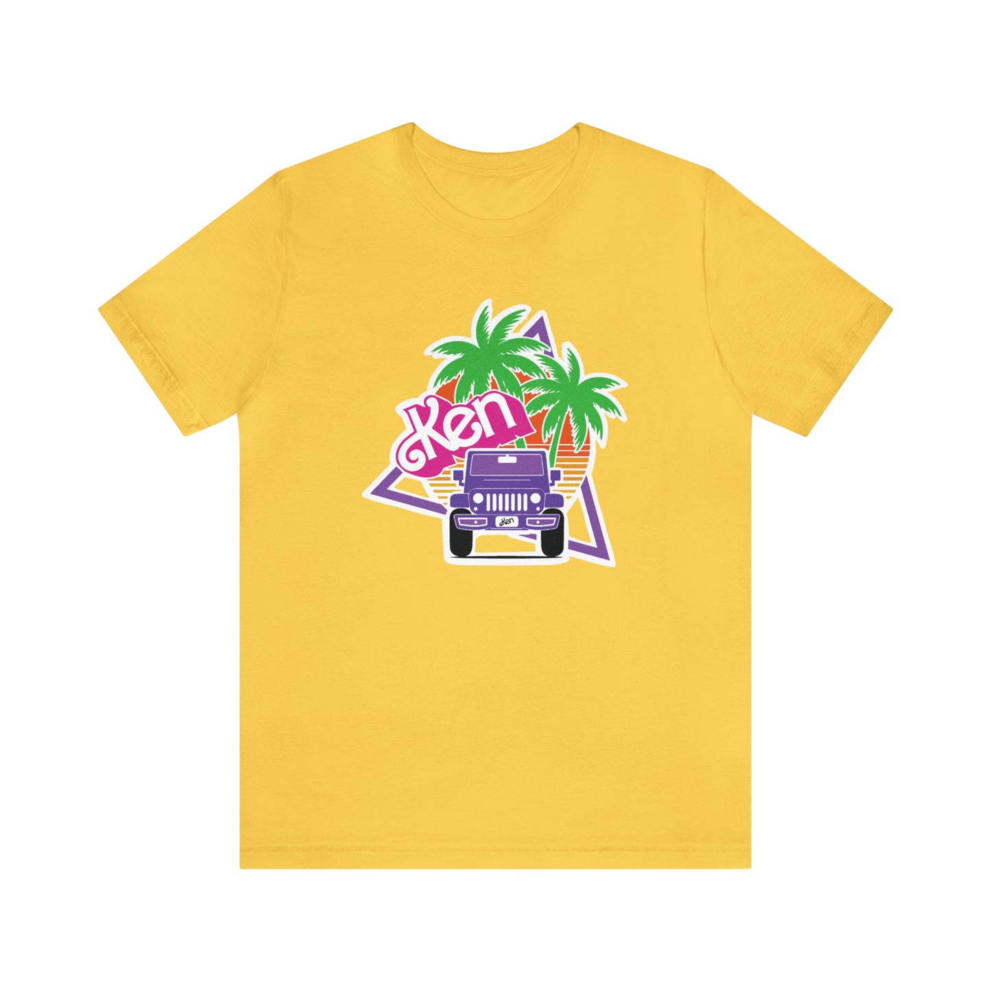 Purple Ken, Beep Beep KEN Jeep, Unisex Jersey Short Sleeve Tee