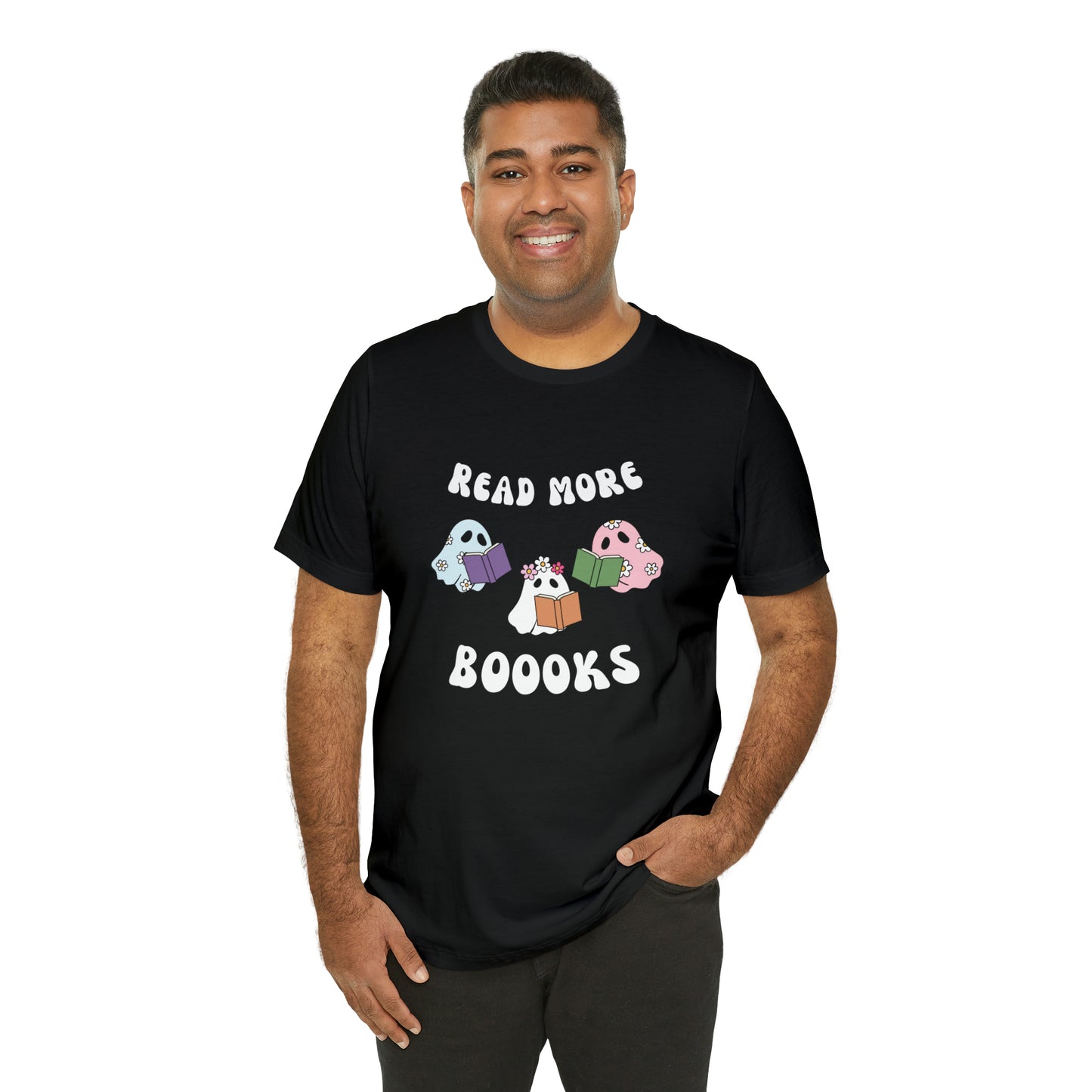 Read More Boooks Ghouls, Unisex Jersey Short Sleeve Tee