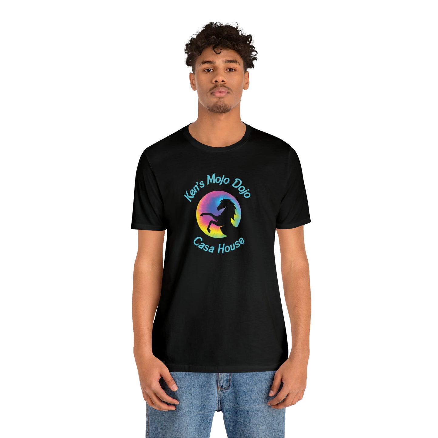 Tie Dye Moon Ken, Unisex Jersey Short Sleeve Tee