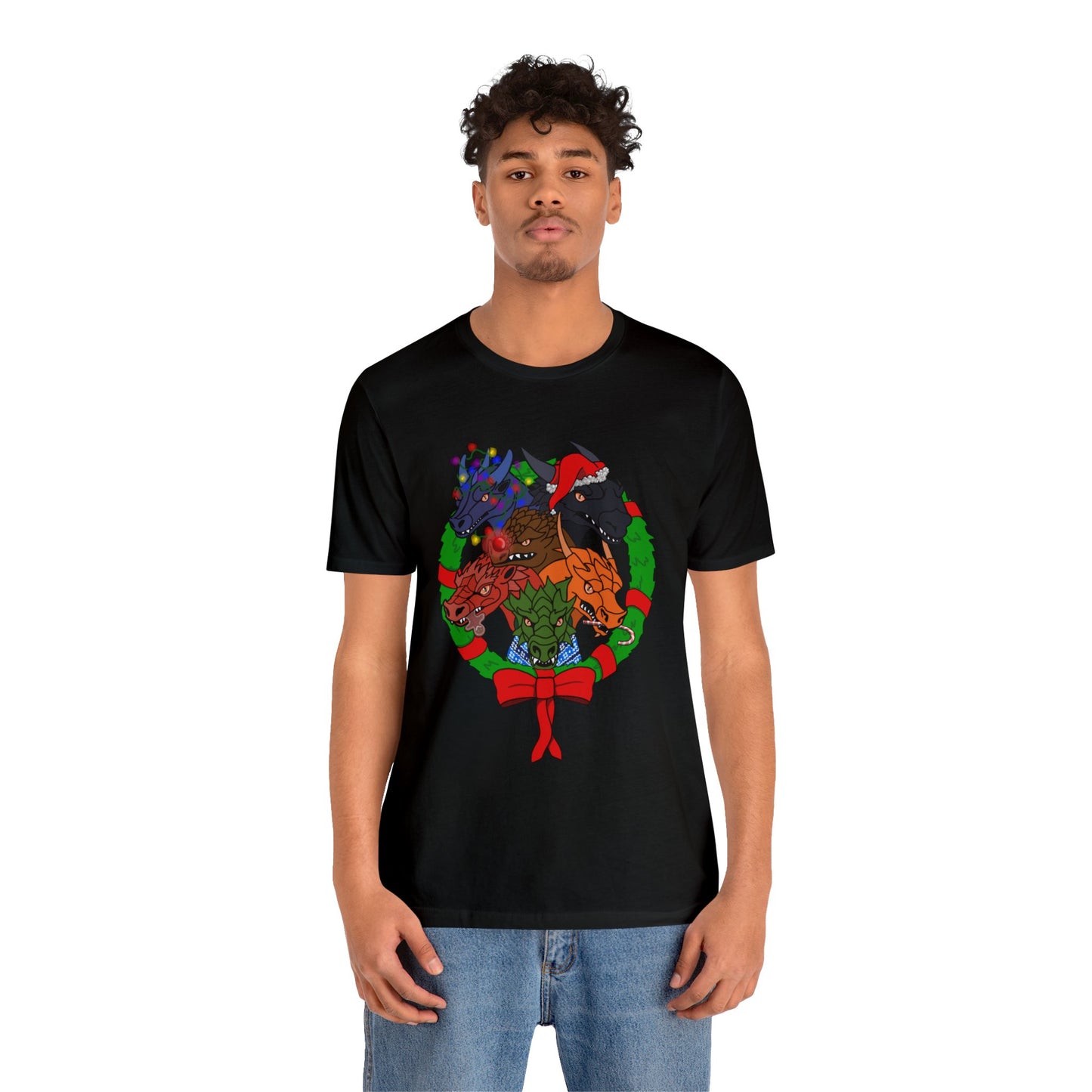 Dragon Christmas with no snow version - Unisex T-shirt