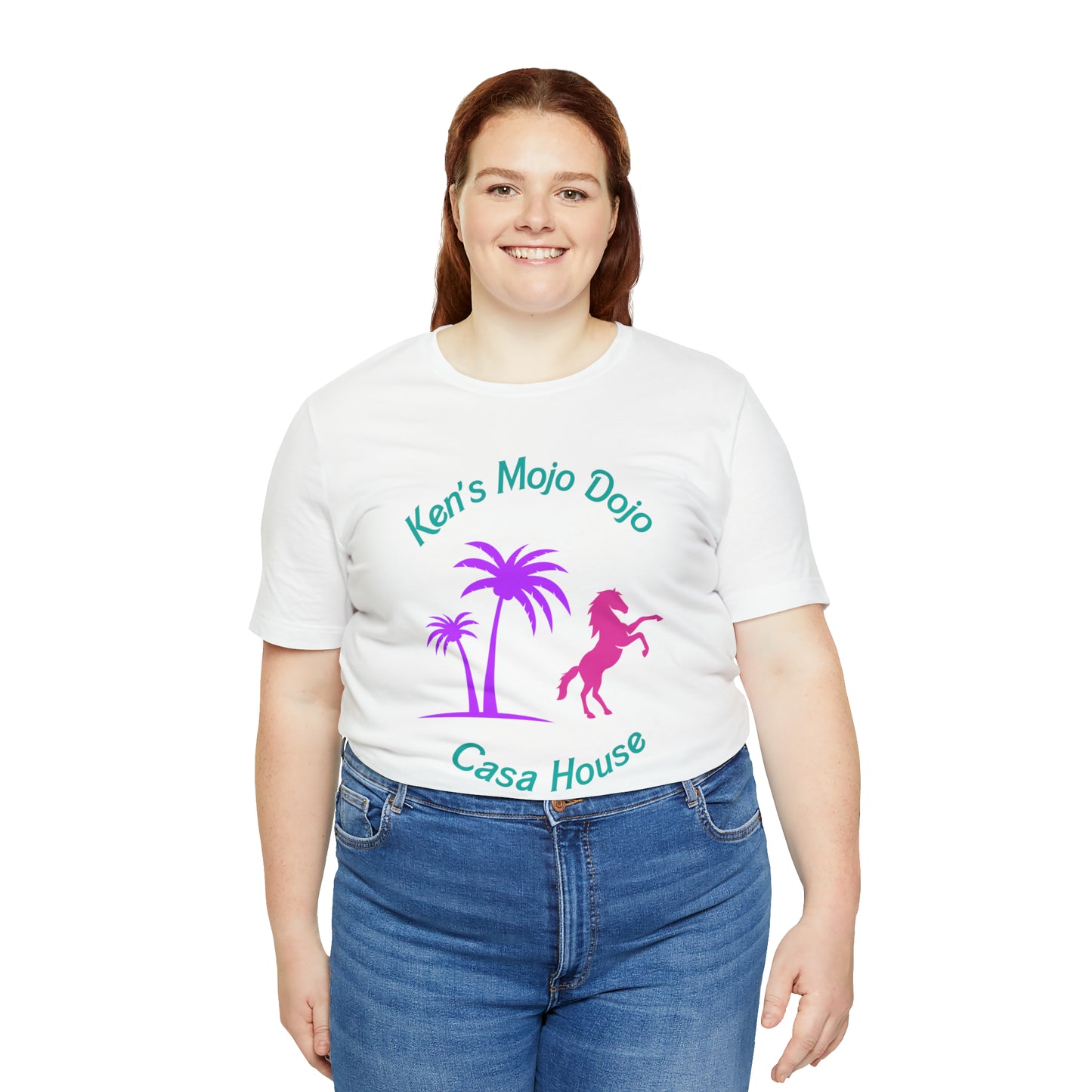 Palm Horse, Mojo Dojo Casa House, Unisex Jersey Short Sleeve Tee