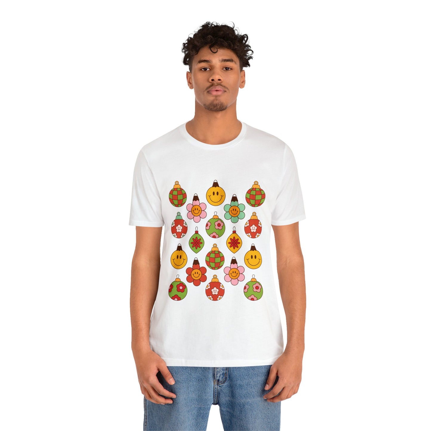 Groovy Christmas with back design - Unisex T-shirt