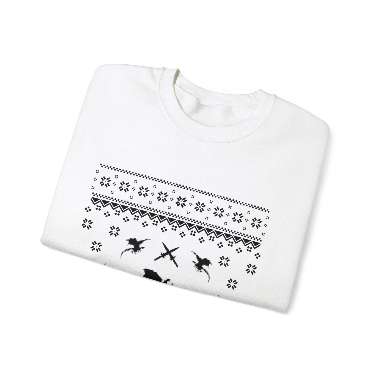 8-Bit Dragon Christmas version 4 - Unisex Sweatshirt