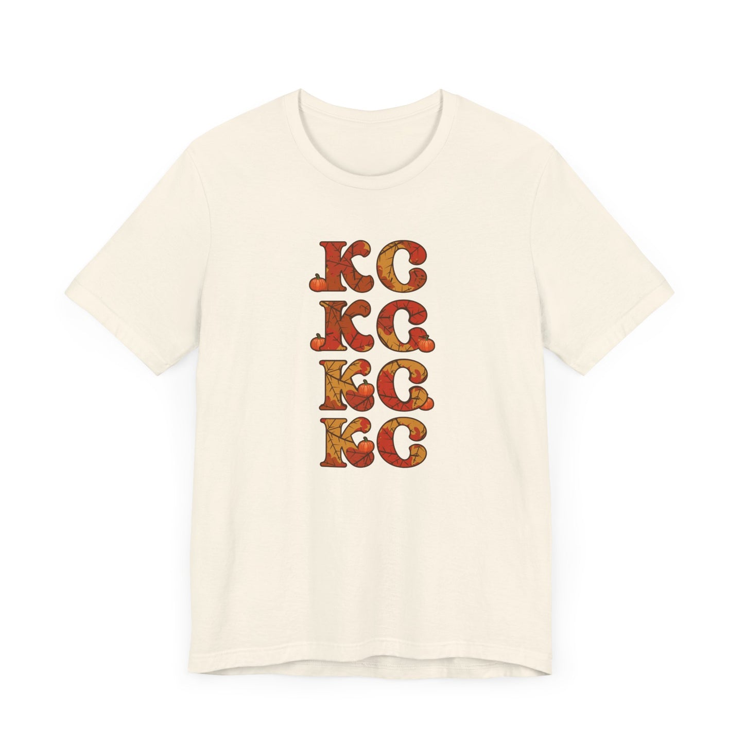 Leaves - Kansas City Fall, Unisex Jersey Short Sleeve Tee